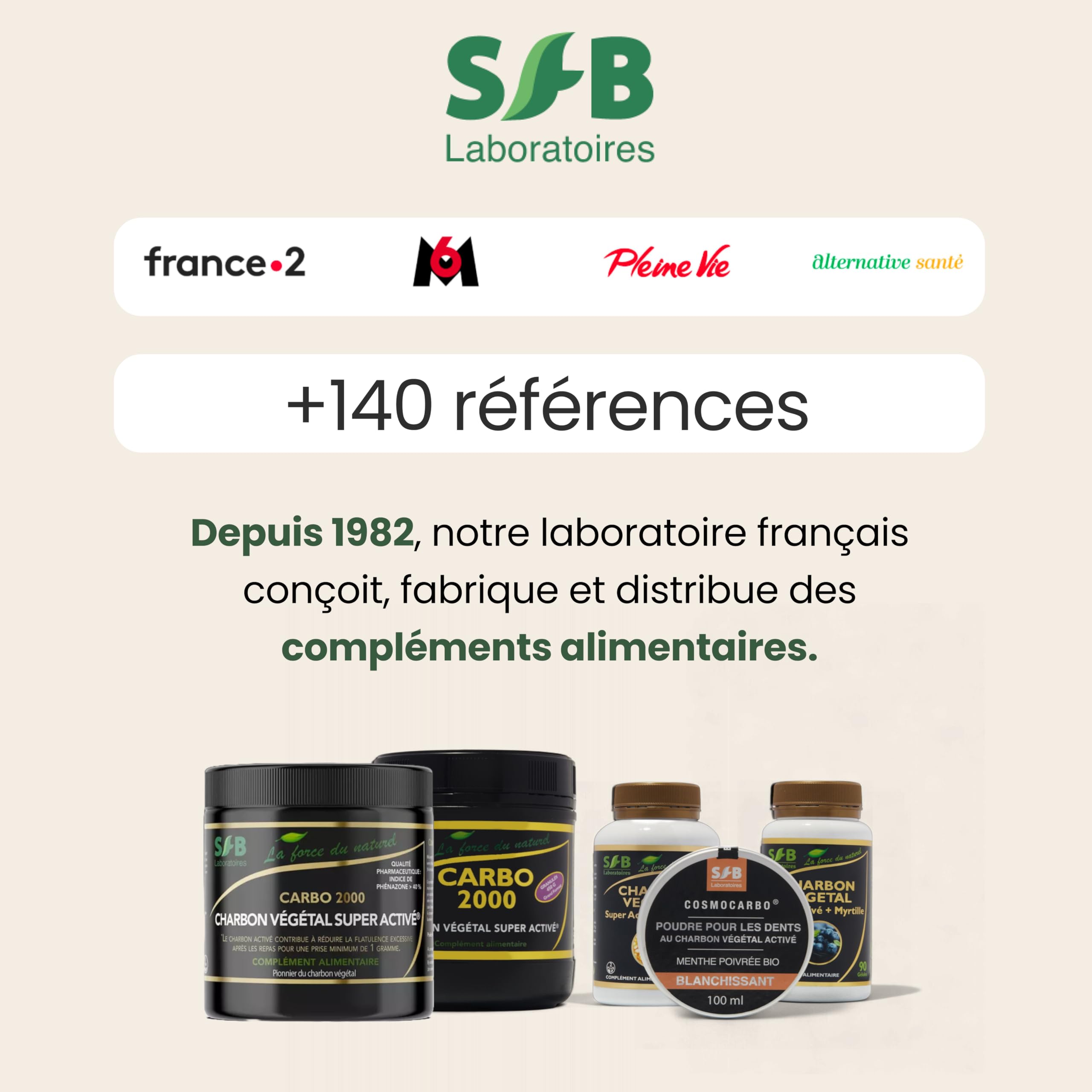 SFB Laboratoires - Jus d'Herbe de Blé Bio 100% Pur en Poudre - Riche en Chlorophylle et Nutriments Essentiels - SuperAliment - Détoxifiant Naturel - Idéal avec Smoothies, Jus, Eau - 150g