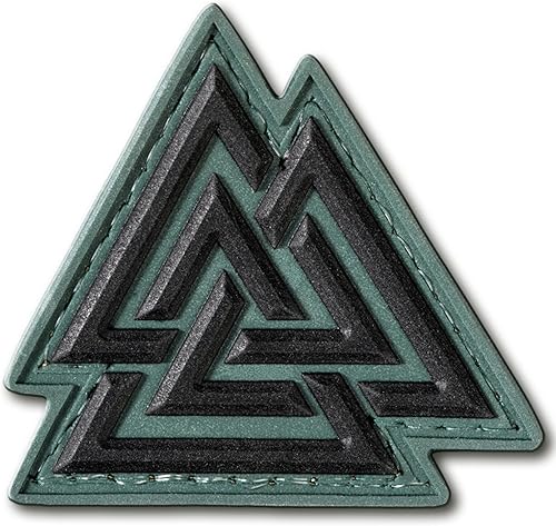 M-Tac Valknut Drakkar - Parche táctico militar con cierre de gancho de combate GITD