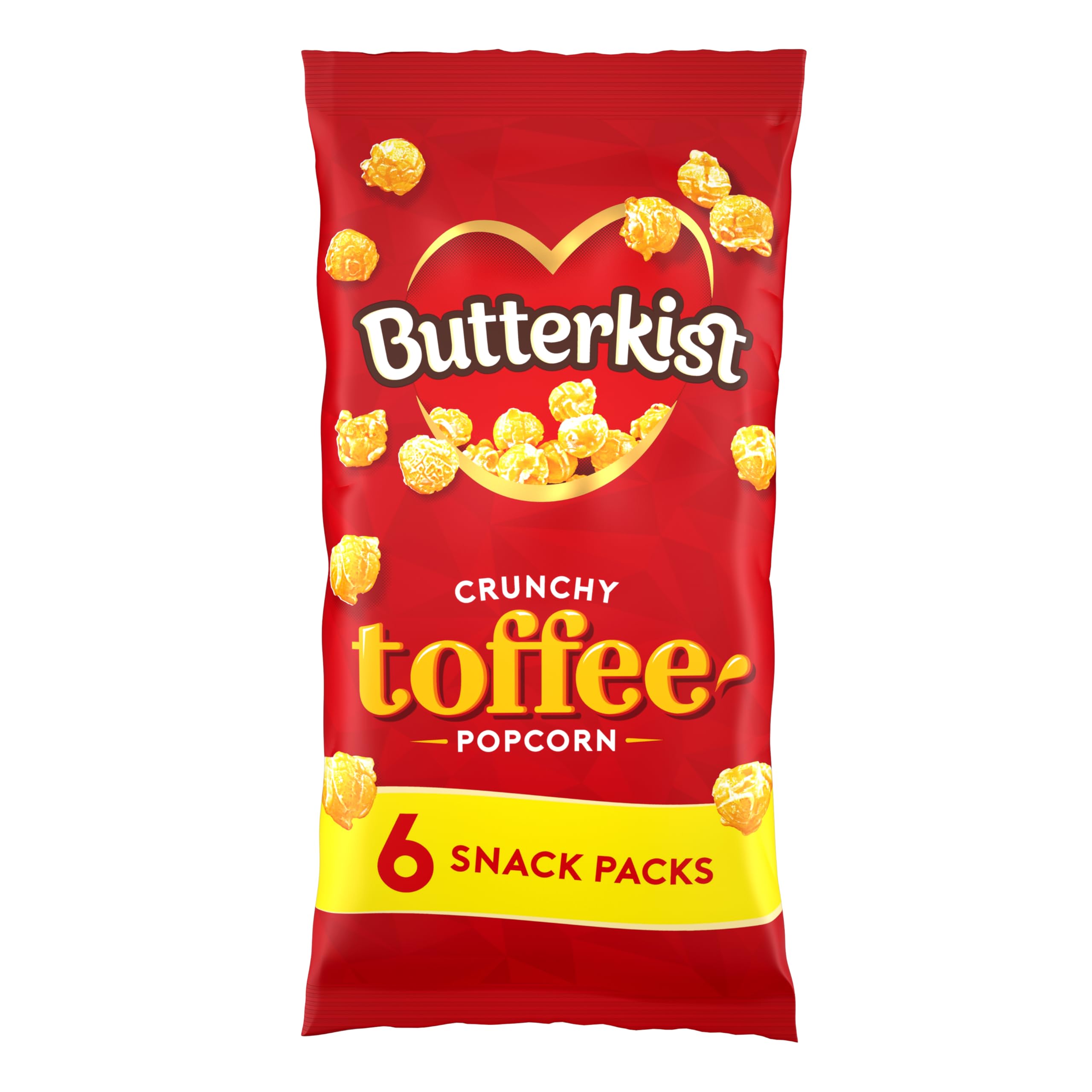 Butterkist Crunchy Toffee Popcorn, 20 g (Pack of 6)