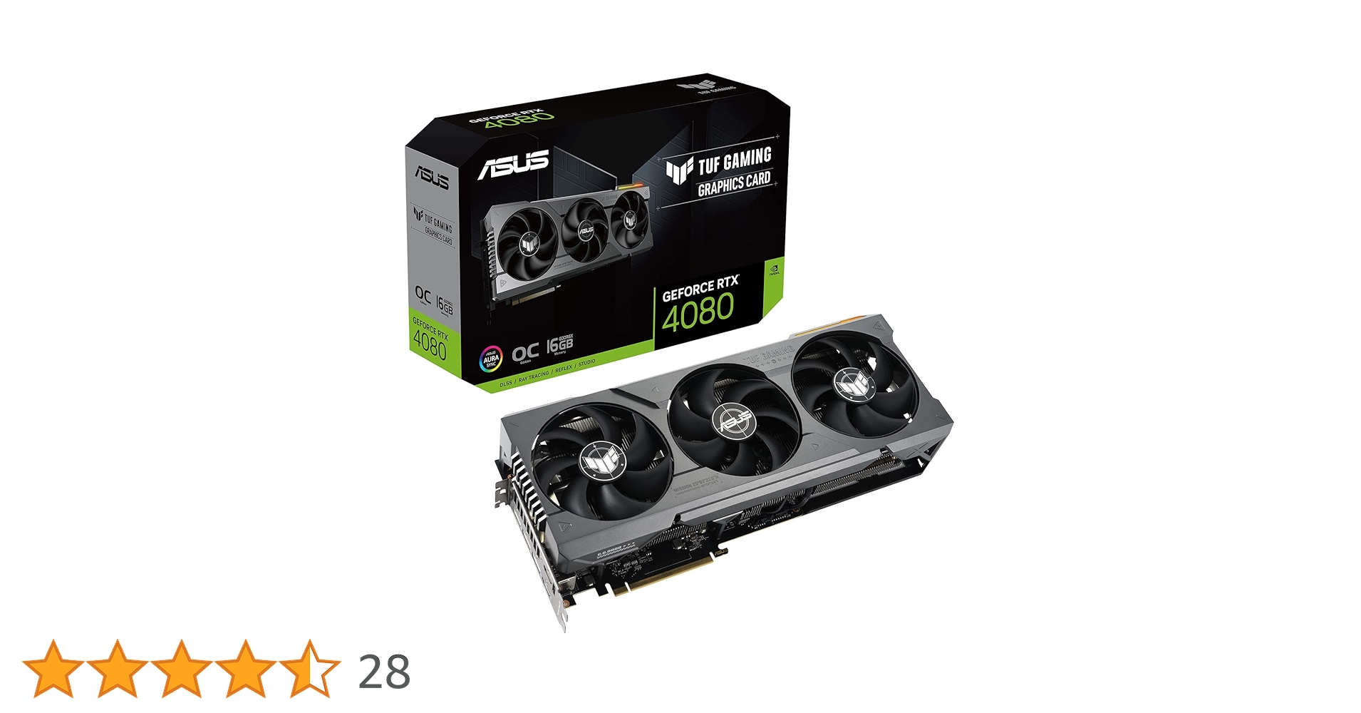 グラフィックボード・グラボ・ビデオカード ASUS TUF Gaming GeForce RTX 4080 OC Amazon | ASUS TUF Gaming GeForce RTX® 4080 グラフィック
