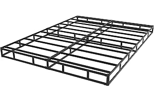 King Box Spring Bed Base: 5" Heavy Duty Metal Mattress Foundation