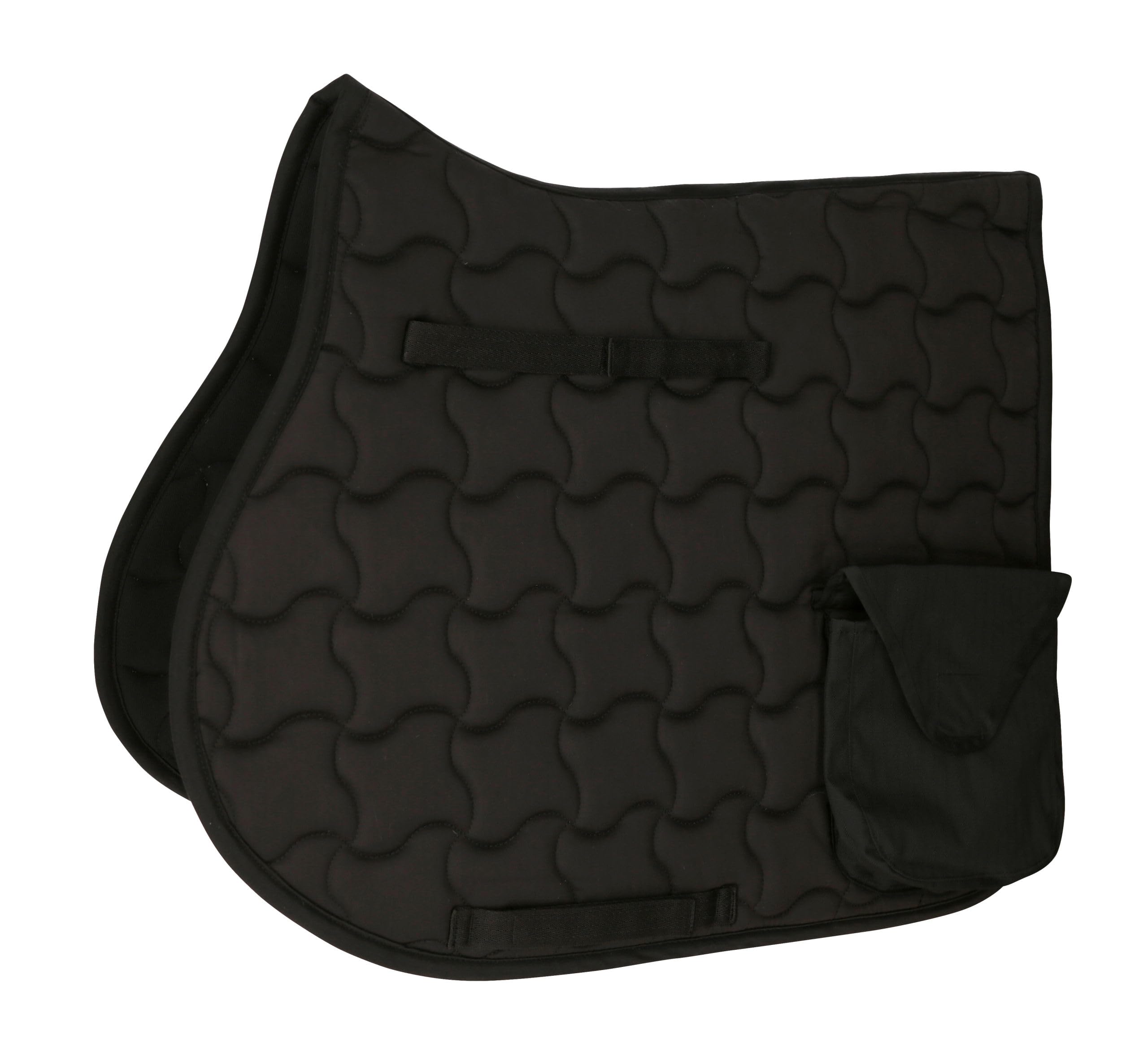 Covalliero Manta para silla de montar de senderismo Laguna, versatilidad, color negro, 58x52x68cm, para caballo, lavable a máquina 30°C, con bolsas impermeables