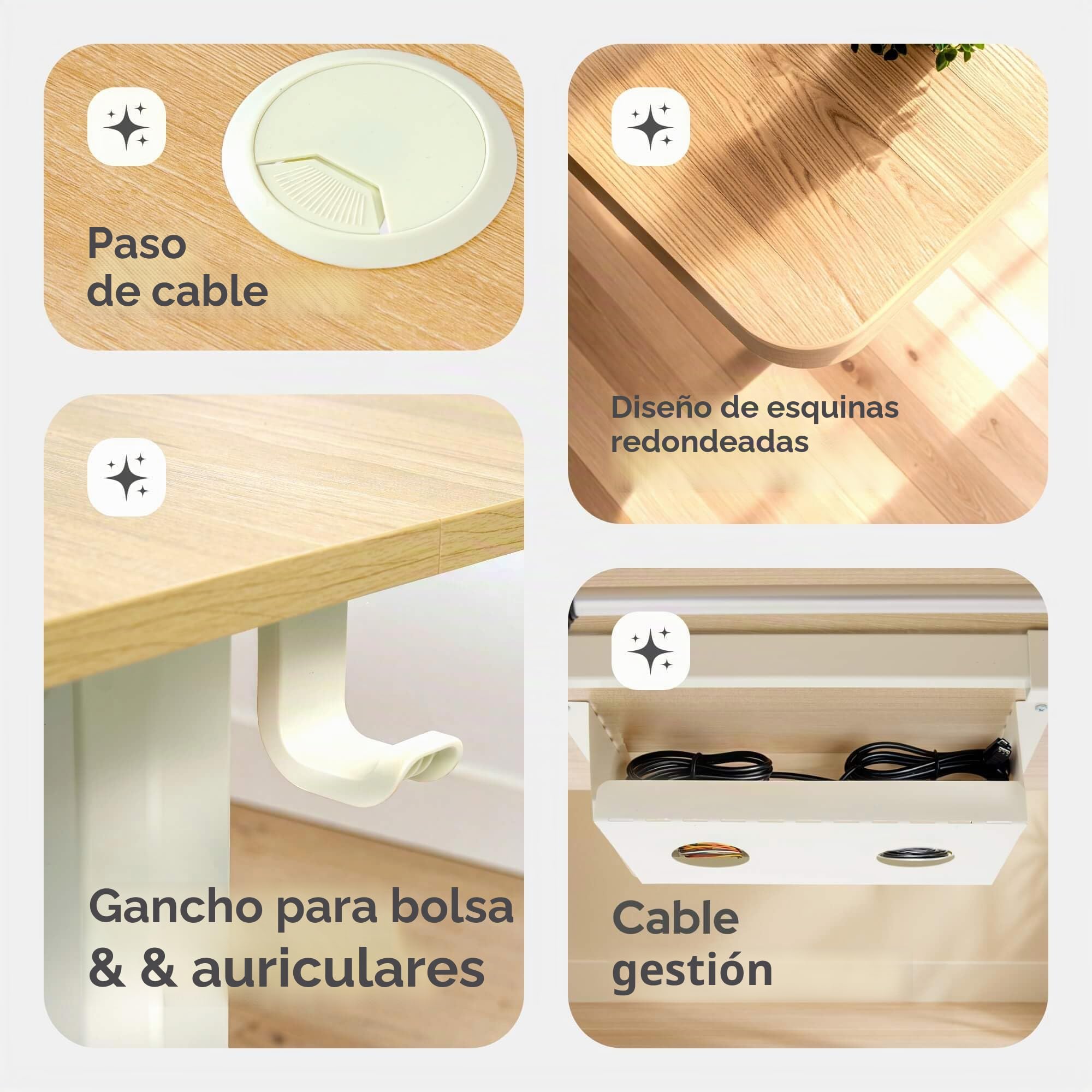 Arebos Escritorio Eléctrico Ajustable 180 x 80 cm | Altura 72-118 cm | Función Memoria | Mesa Ergonómica de Pie y Sentado | para Oficina, Hogar, Teletrabajo | Beige
