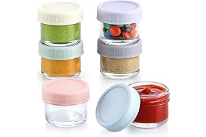 VITEVER Glass Salad Dressing Containers