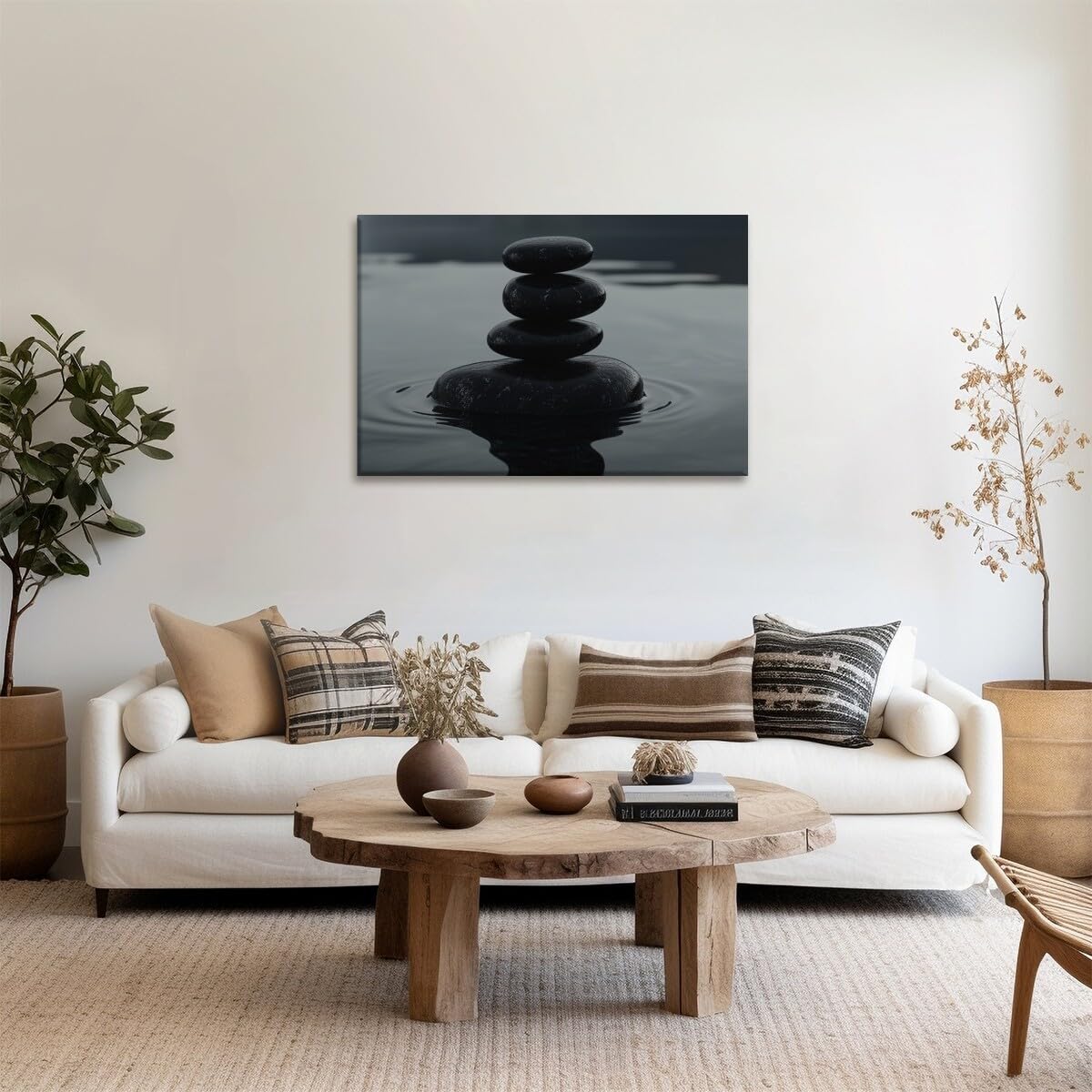 Amazon.com: Black and White Zen Poster Chinese Canvas Wall Art