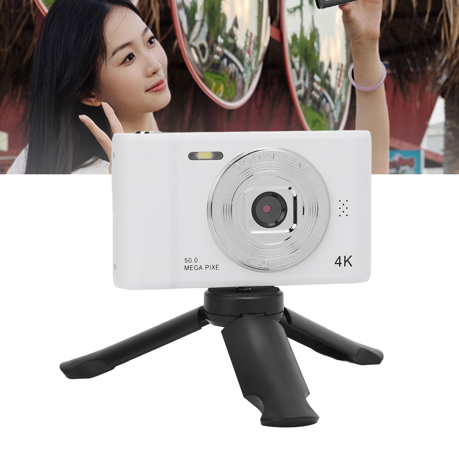 Amazon | デジタルカメラ、8Xデジタルズーム2.4インチスクリーン付き4K