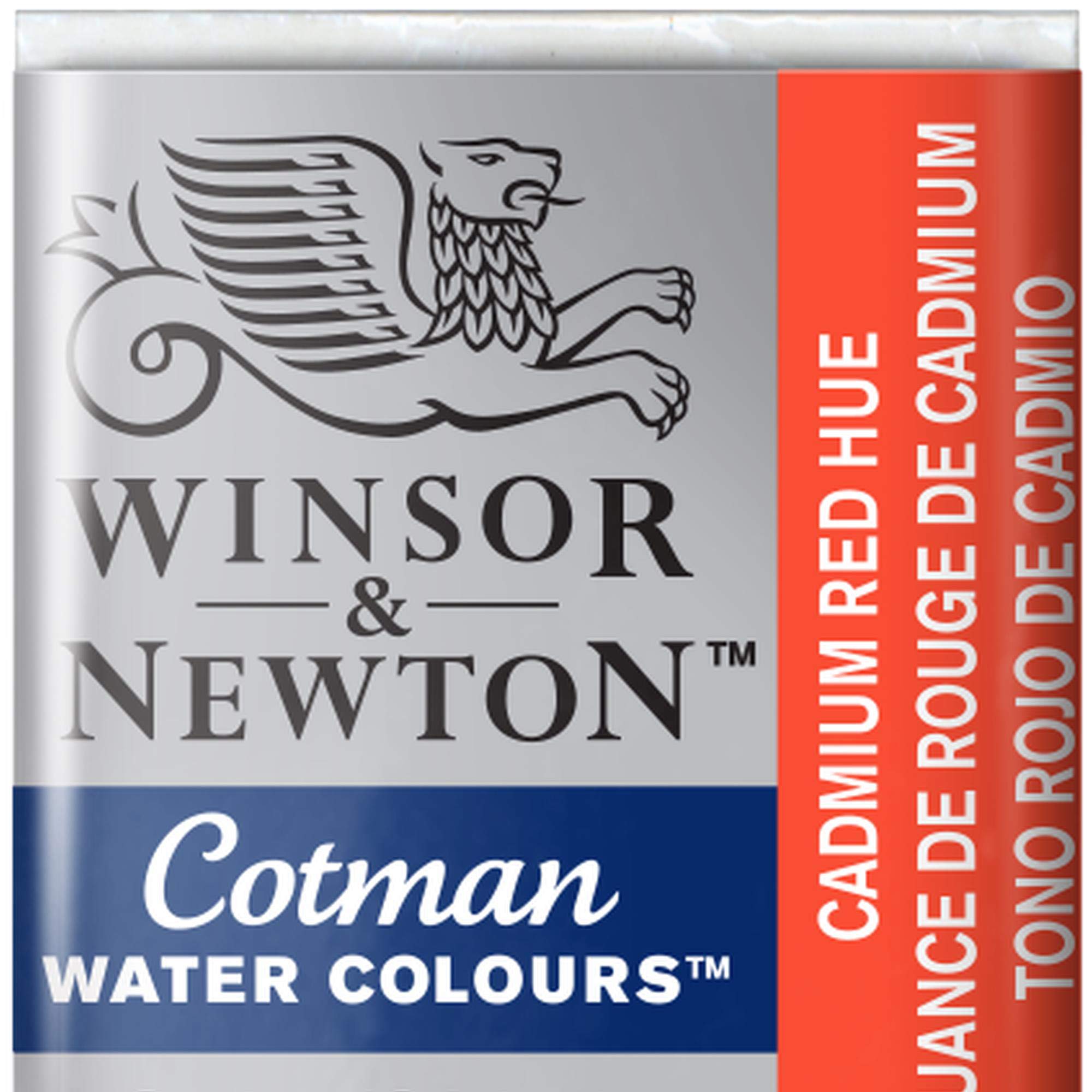 Winsor & Newton Cotman Watercolour Paint Half Pan – Cadmium Red Hue 095 — image 1