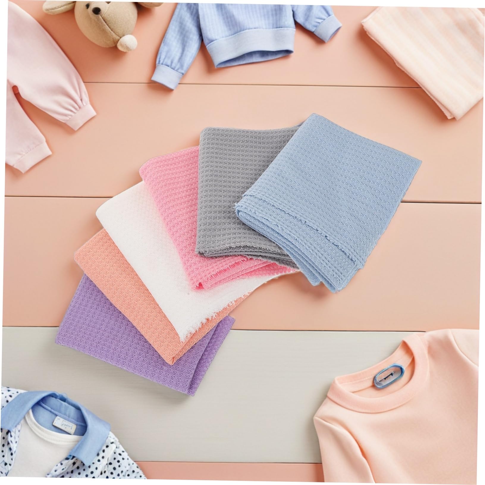 6stücke Babydecke Für Fotografie Babytragetücher Dehnbares Wickeltuch Requisiten Neugeborenenfotografie Fotorequisiten Für Babymädchen Wickelset Für Babyfotos Elastische