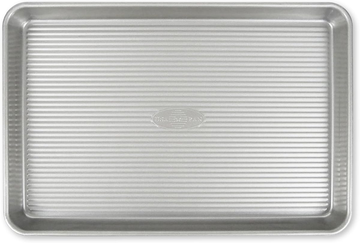 Bandeja para hornear antiadherente con rollo de gelatina para hornear, acero aluminizado