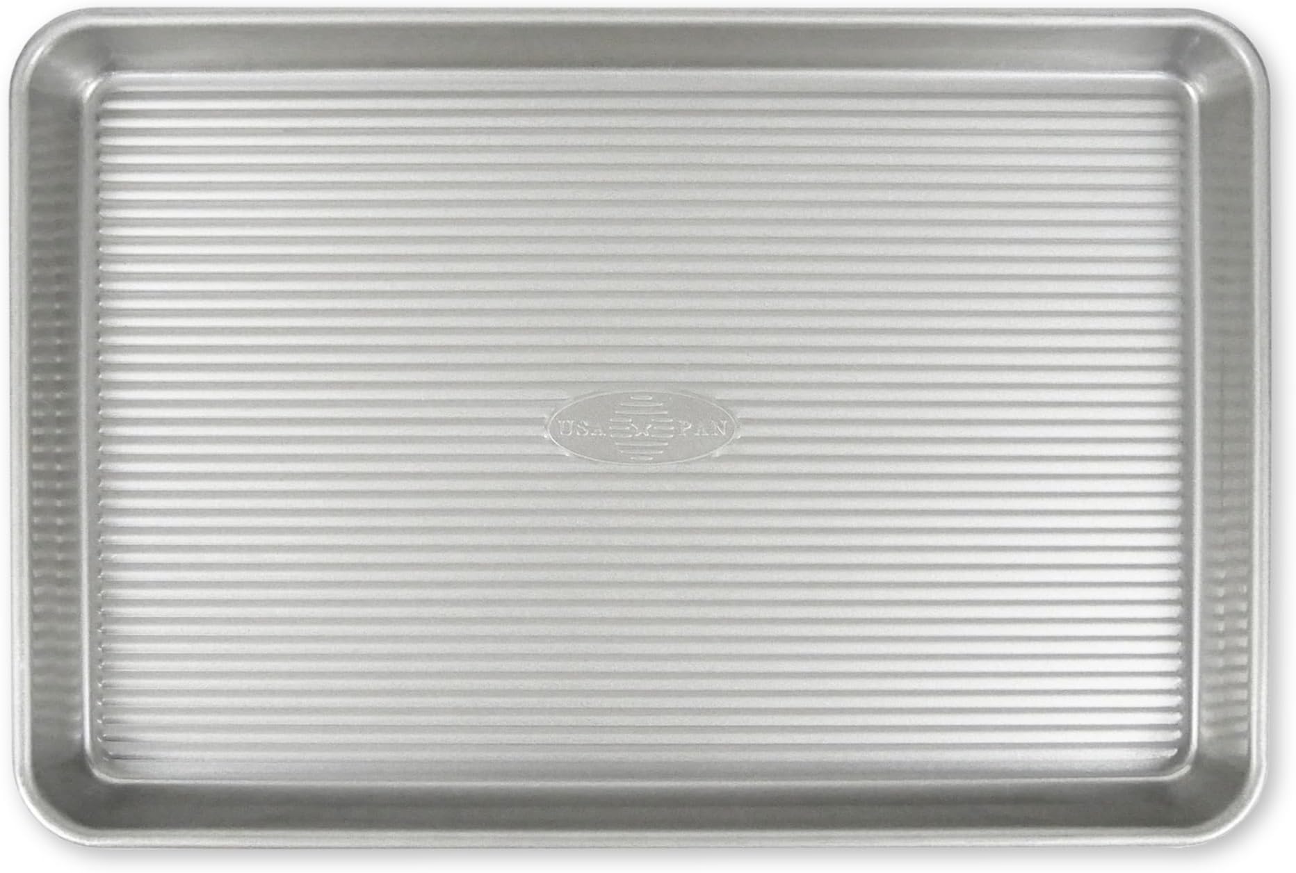 USA Pan Bakeware Nonstick Jelly Roll Baking Sheet Pan, Aluminized Steel