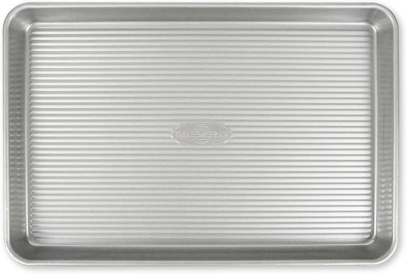 Bandeja para hornear antiadherente con rollo de gelatina para hornear, acero aluminizado
