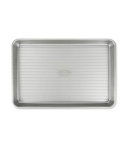 USA Pan Bakeware Nonstick Jelly Roll Baking Sheet Pan, Aluminized