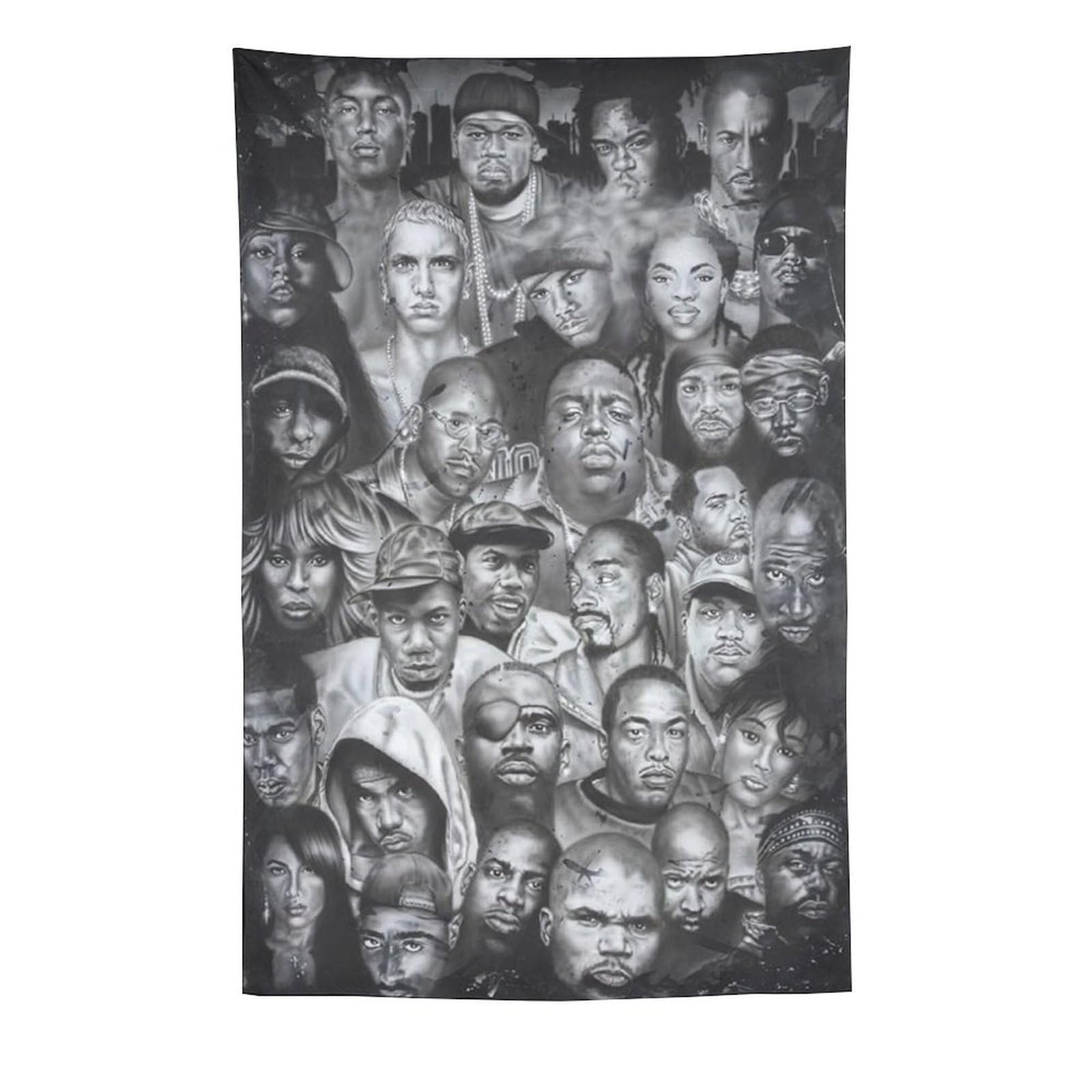 Poster da parete con cantante rap hip hop e stelle (23), decorazione per la casa, decorazione per la casa, 152,4 x 228,6 cm
