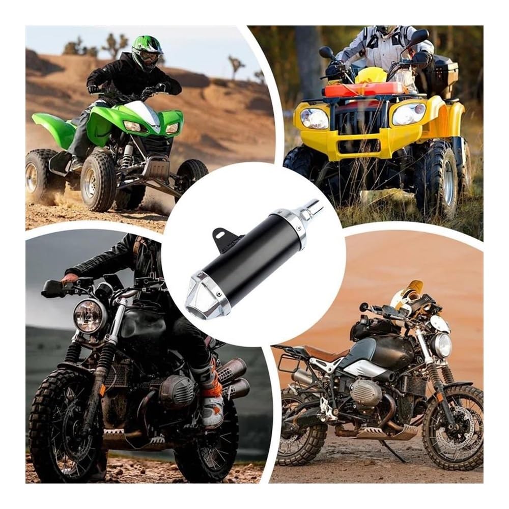 Schalldämpfer Motorrad Motorradauspuff 28mm Motorrad Slip On Roller Motorräder Auspuff Modifizierter Schalldämpfer Rohr Schalldämpfer Motorräder Auspuff