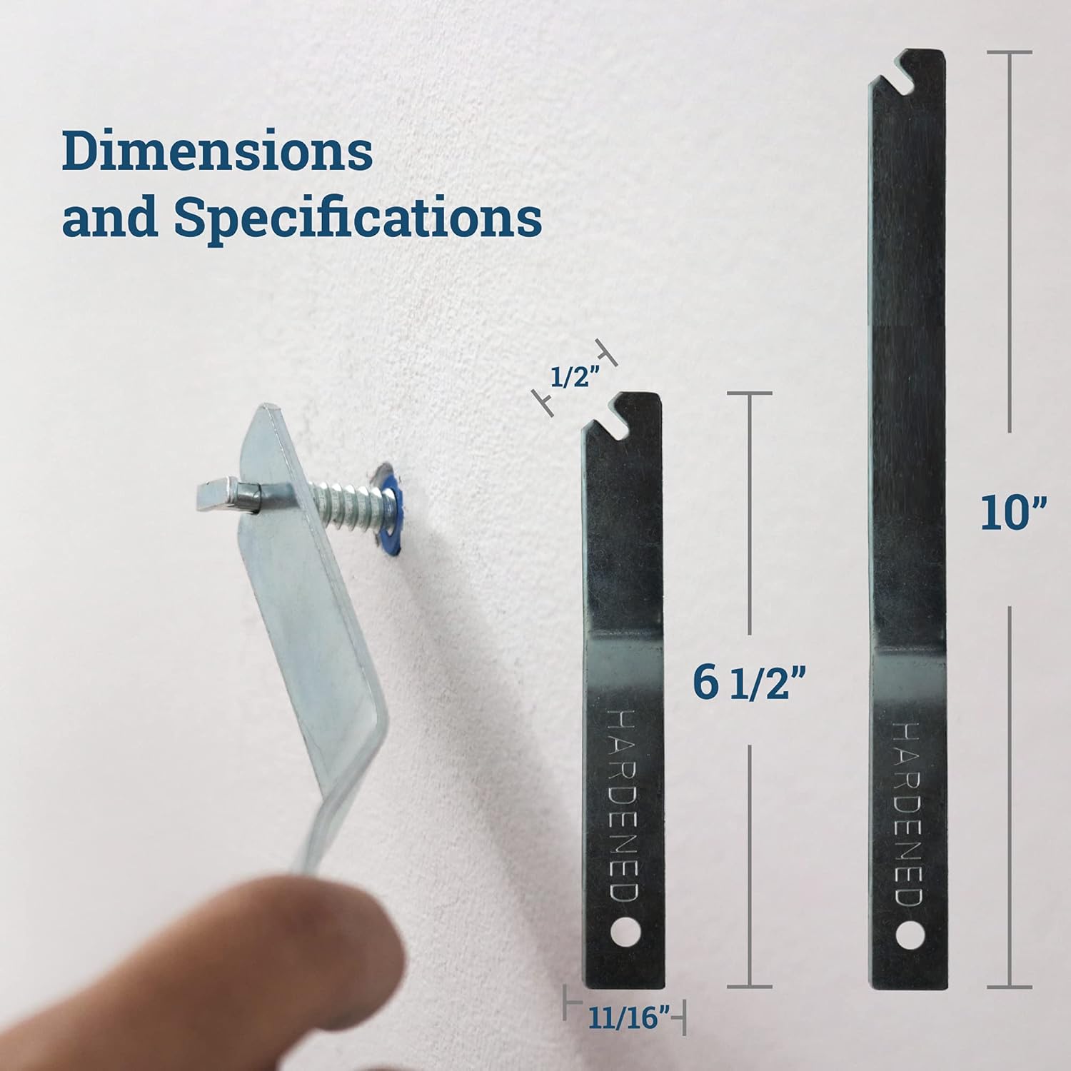 PHS T-Screw Security Wrench - 2-Pack Lock Wrench for Security Picture Hangers - Picture Hanger Tool for Installing & Removing T Screws on Artwork