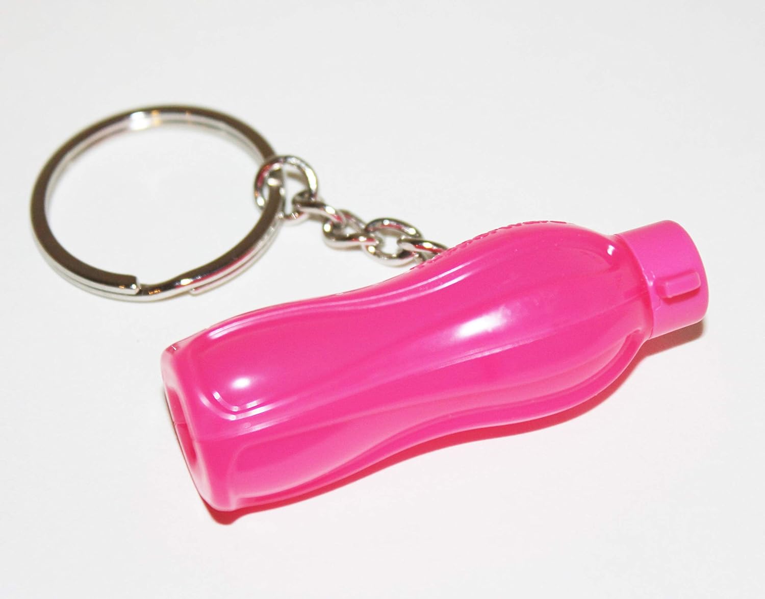 TUPPERWARE New Miniature Keychain Eco Sport Sports Bottle RARE PINK