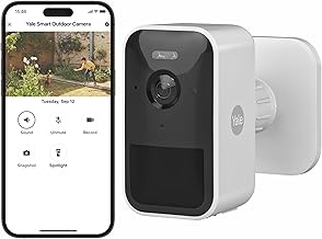 Yale - Smart Outdoor WiFi Camera | Full HD Live View & Two-Way Audio | Motion Recordings | Cloud Recording | Customisable Zones & Scheduling | Night Vision | Spotlight Home app