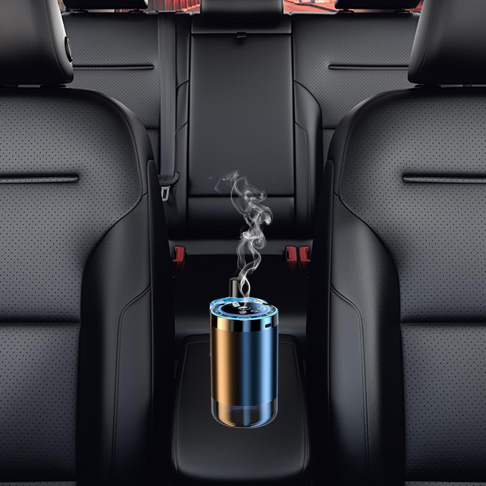 Profumatore Auto Elimina Odori Diffusore Deodorante Ambienti Aromi Intelligenti Proiettore Starlight 5 Modalità