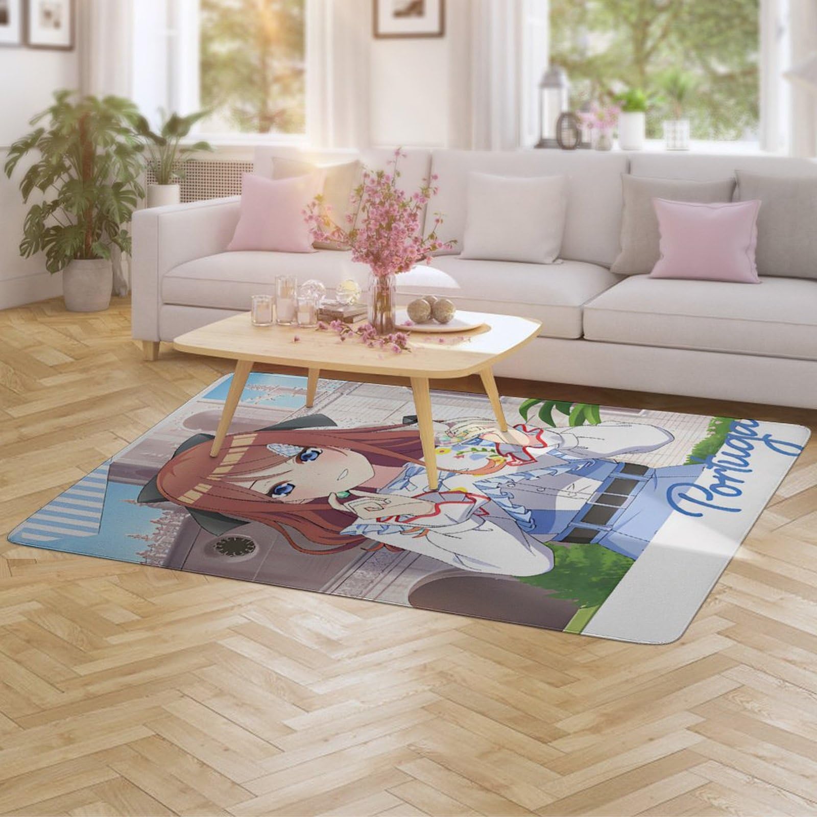 Amazon｜五等分の花嫁 中野 三玖 カーペット アニメ ラグ ラグマット