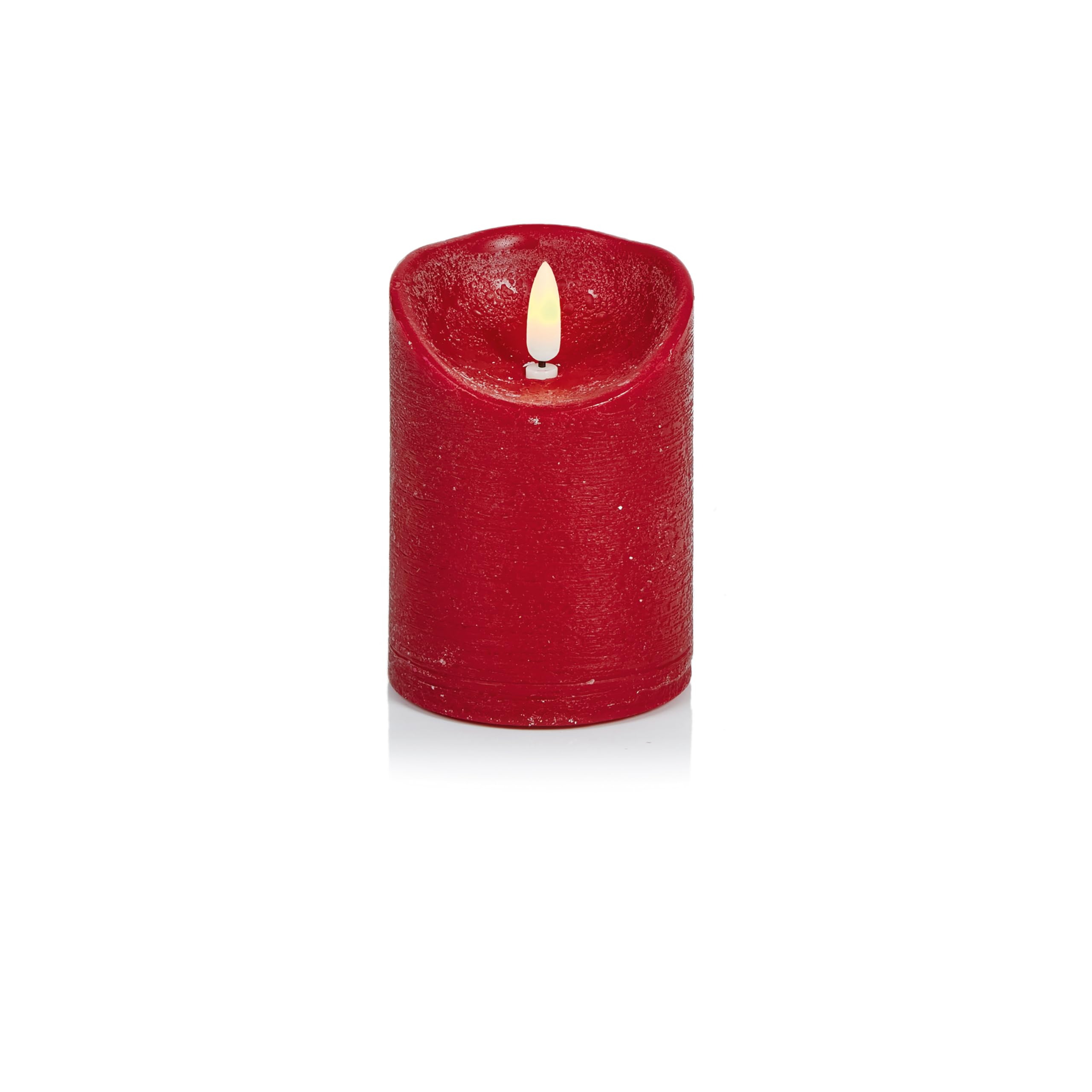 Premier Red Decorations Led Flickabrights Wax Candle Battery Operated Christmas Decoration Xmas Festive Décor 13Cm X 9Cm