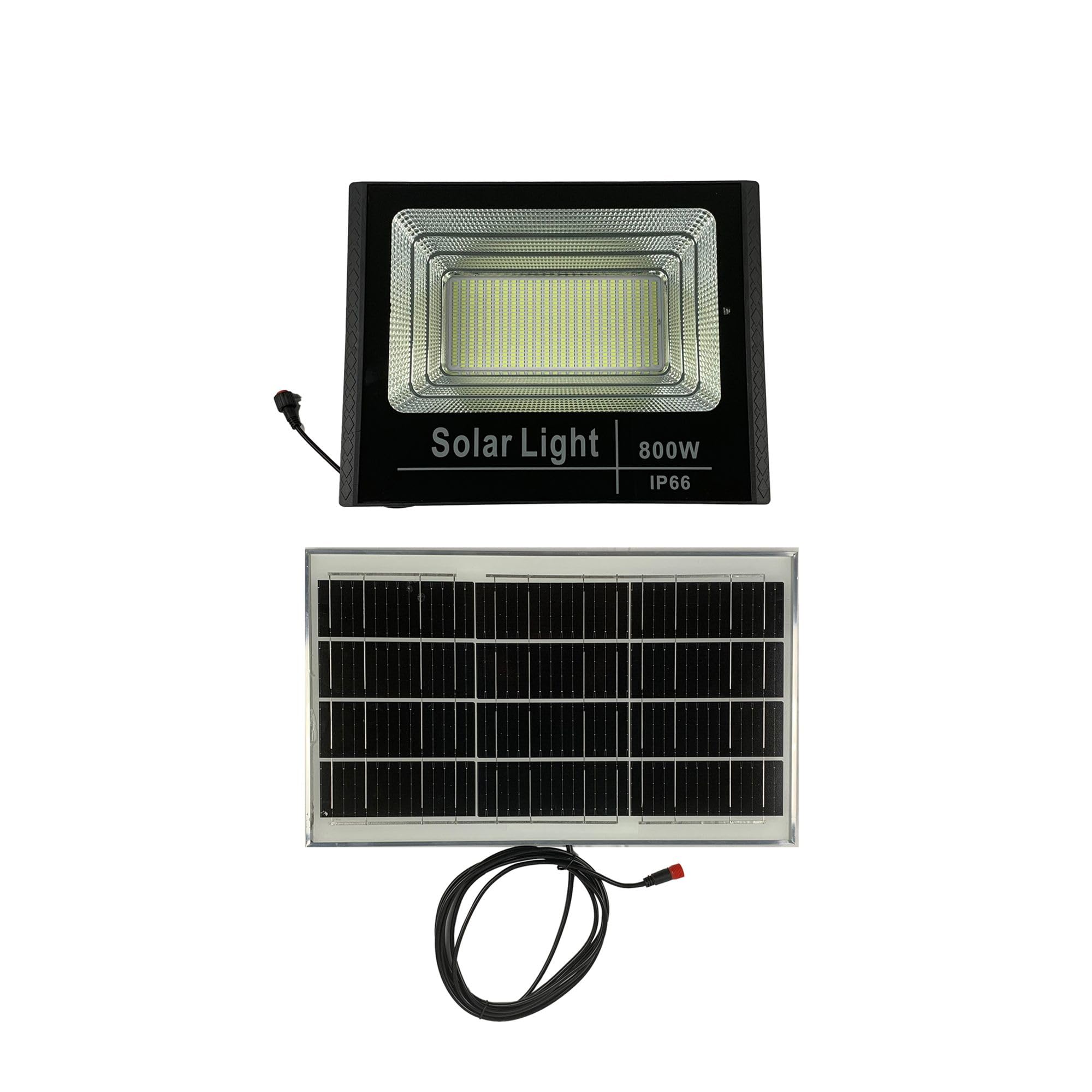 tempo di saldi Faro Led 800W con Pannello Solare e Controllo da Remoto Ideale da Esterni