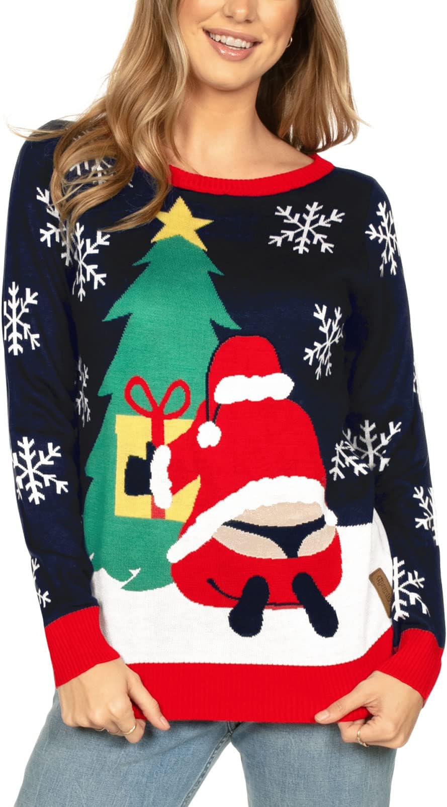 Tipsy ElvesUgly Christmas Sweaters for Women - Funny Festive Womens Christmas Sweaters - Cute Winter Holiday Outfit
