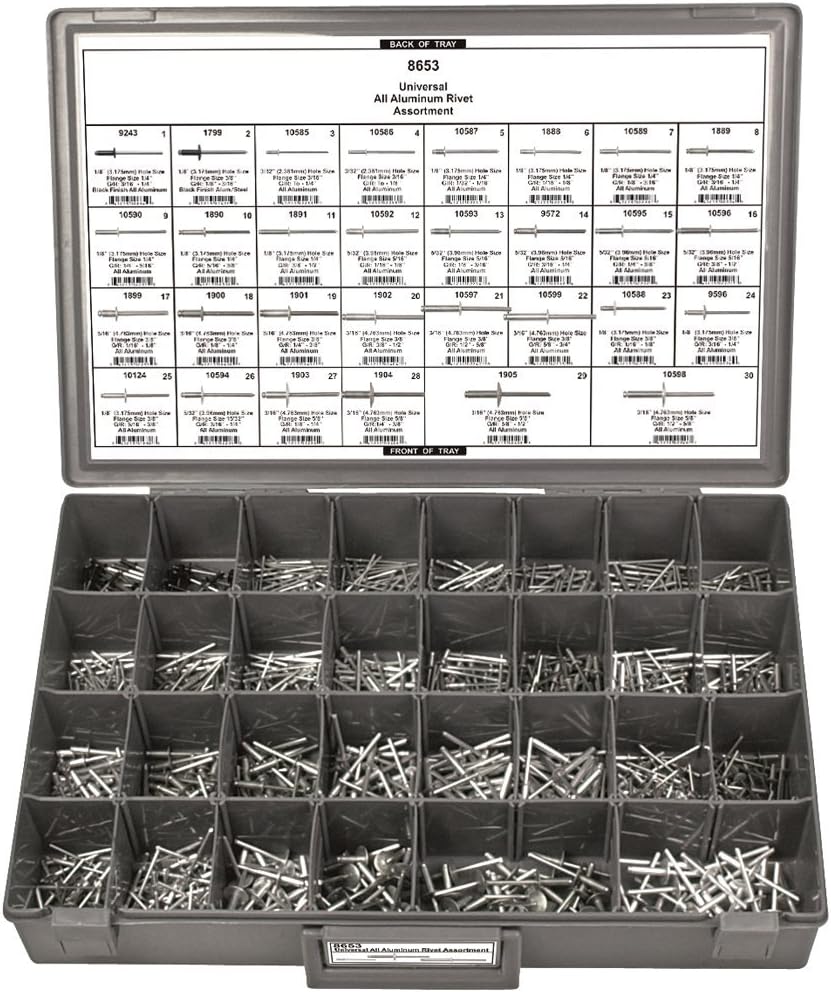 8653 Aluminum Rivet Assortment