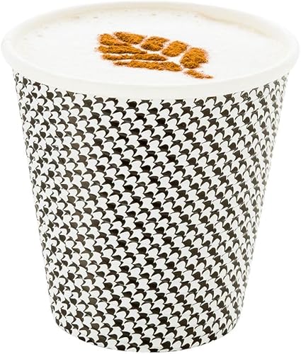 Miniatura 6 de Restaurantware Tazas de café desechables de 8 onzas, 500 tazas calientes de pared en espiral para café, tapas se venden por separado, tazas de café