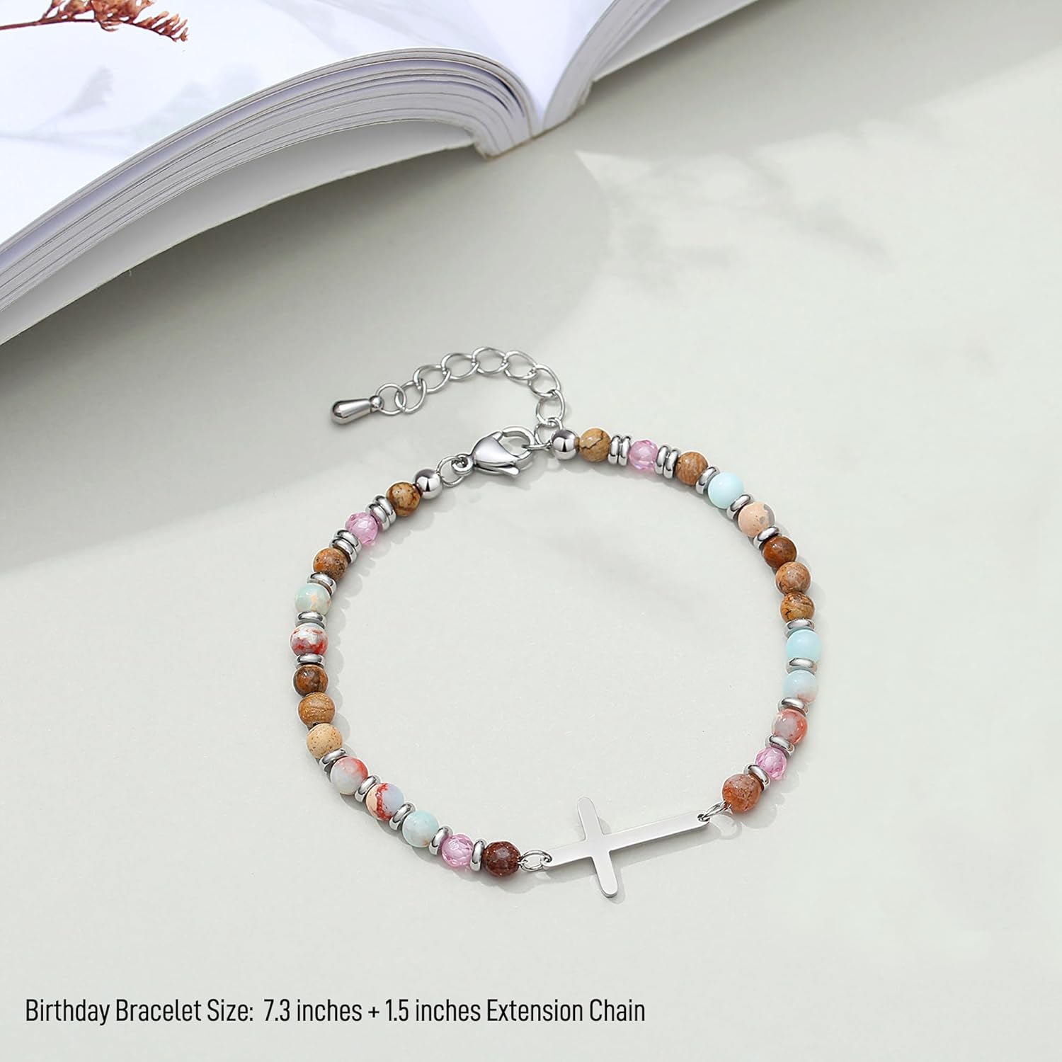 Christian Cross Bracelet for Women - Valentine's Day Gifts for Her, 13th to 60th Birthday Gifts for Women | Christmas/Graduation/Easter Gift, Religious Jewelry - Image 8