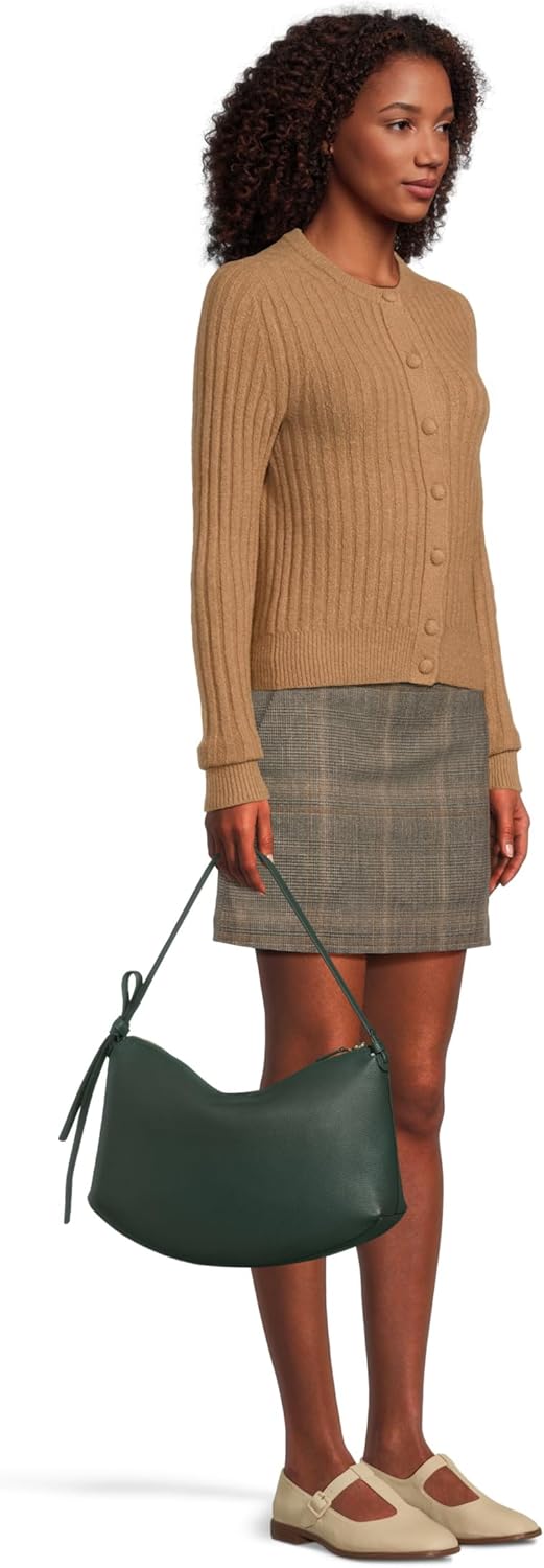 kate spade new york Women's Loop Pebbled Leather Large Shoulder Bag