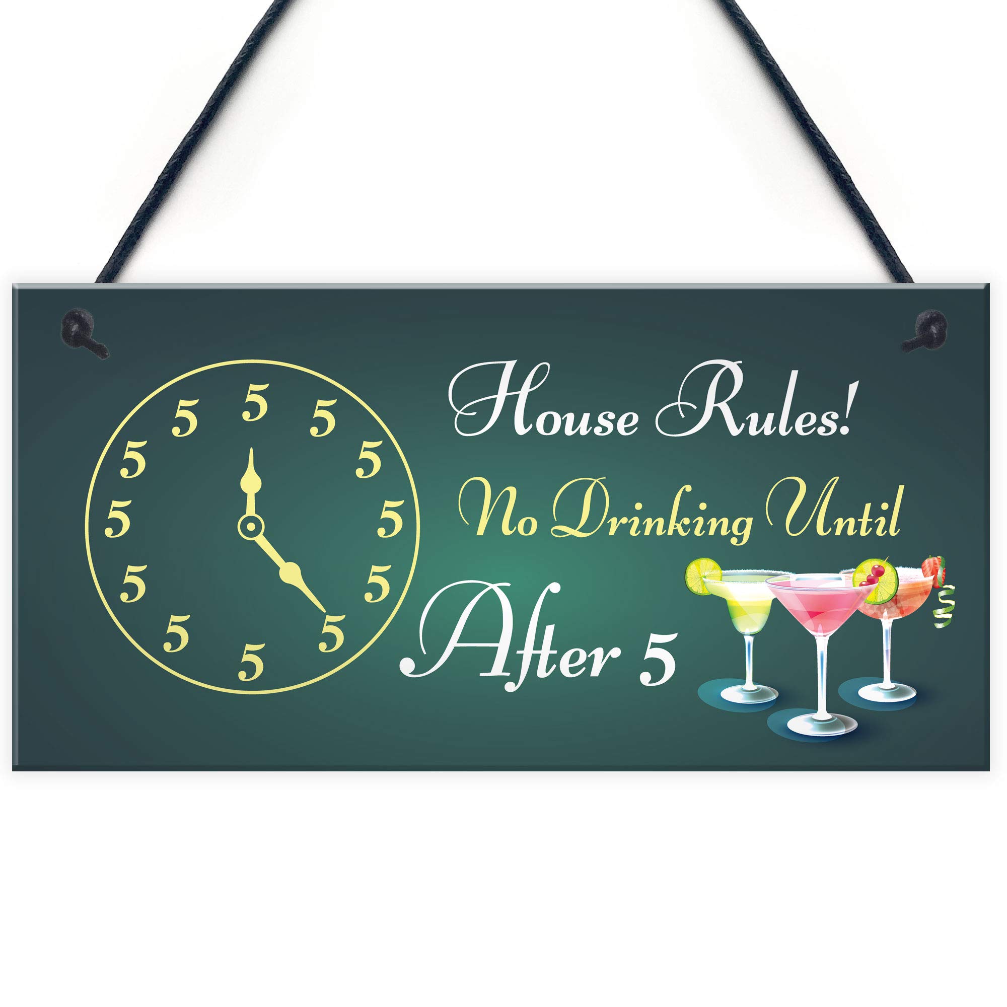 Funny Bar Sign Home Bar Pub Kitchen Hanging Sign Gin Wine Alcohol Gift Lockdown