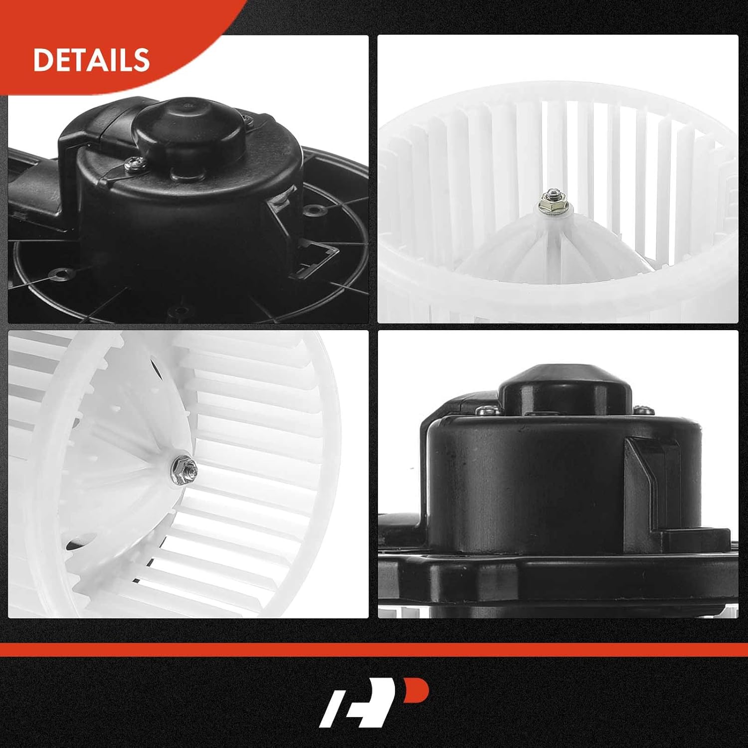 A-Premium HVAC Heater Blower Motor and Resistor Assembly Compatible with Scion Vehicles - tC 2005 2006 2007 2008 2009 - Front, Replace# 87103-20160, 8716513010, 2-PC Set