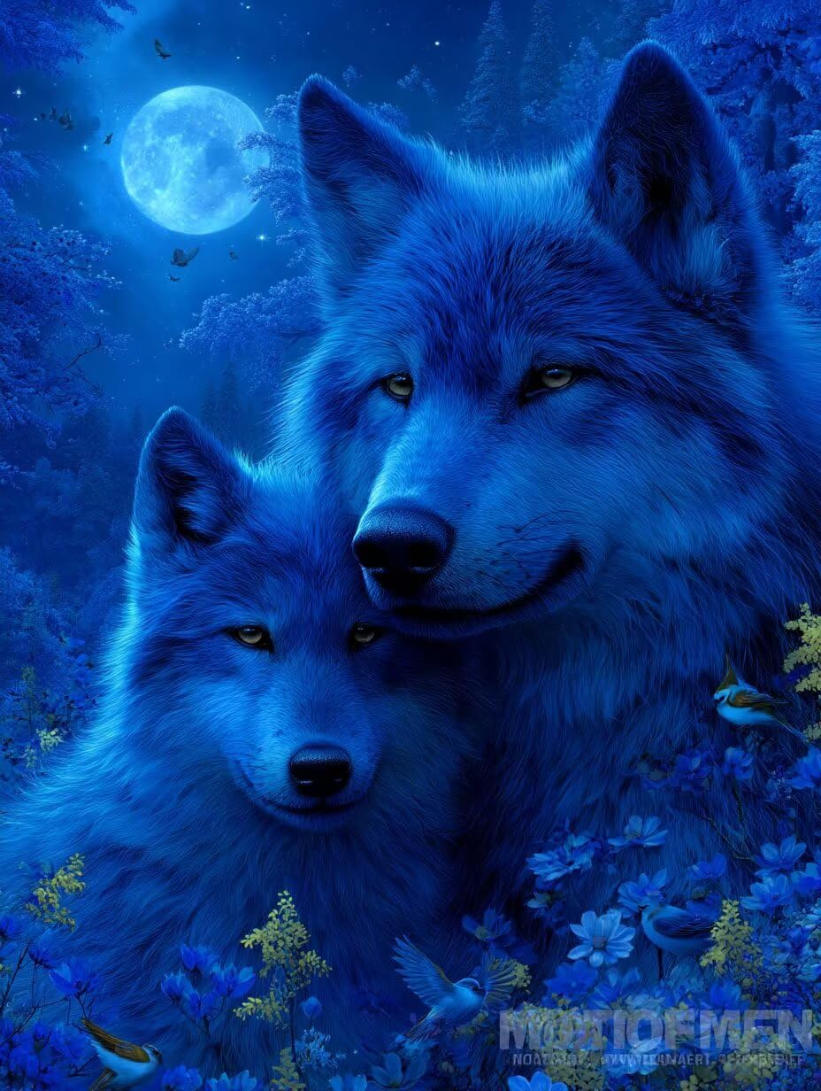 Puzzle 5000 Teile Erwachsene, Wolf Mond, Klassische Puzzles YHPGL3-516