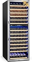 Velieta 24 Inch Dual Zone Wine Cooler Fridge - 179 Bottles Large Capacity, Quiet Compressor, KMHJ408D