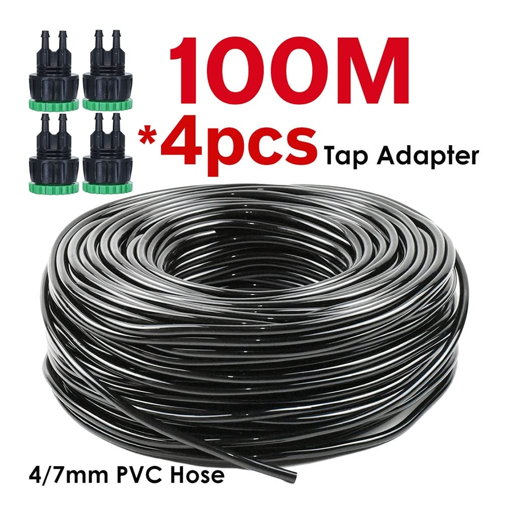 Tubo de riego por Goteo, Tubo de riego por microgoteo PVC 4mm x 7mm 5-100m(Spl11 065 100m)