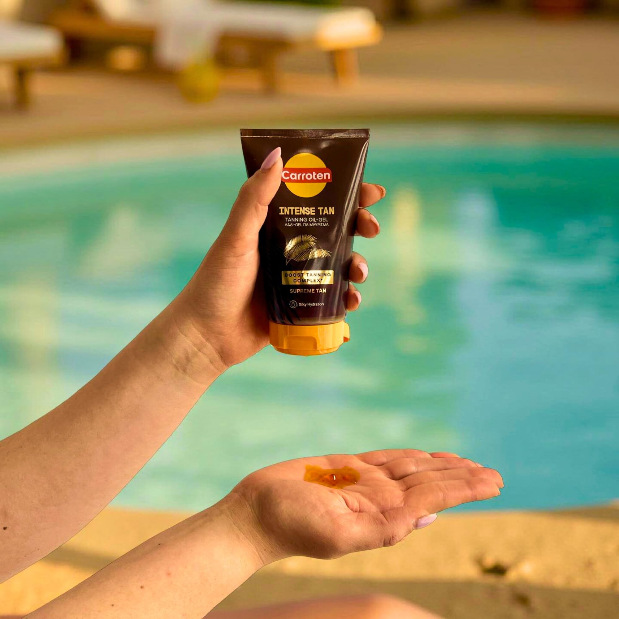 Carroten Tanning Oil Gel Intensive 150 ml - Acceleratore di Abbronzatura con Olio di Cocco e Vitamine A ed E - Carotten Olio Gel Abbronzante per Un'abbronzatura Veloce