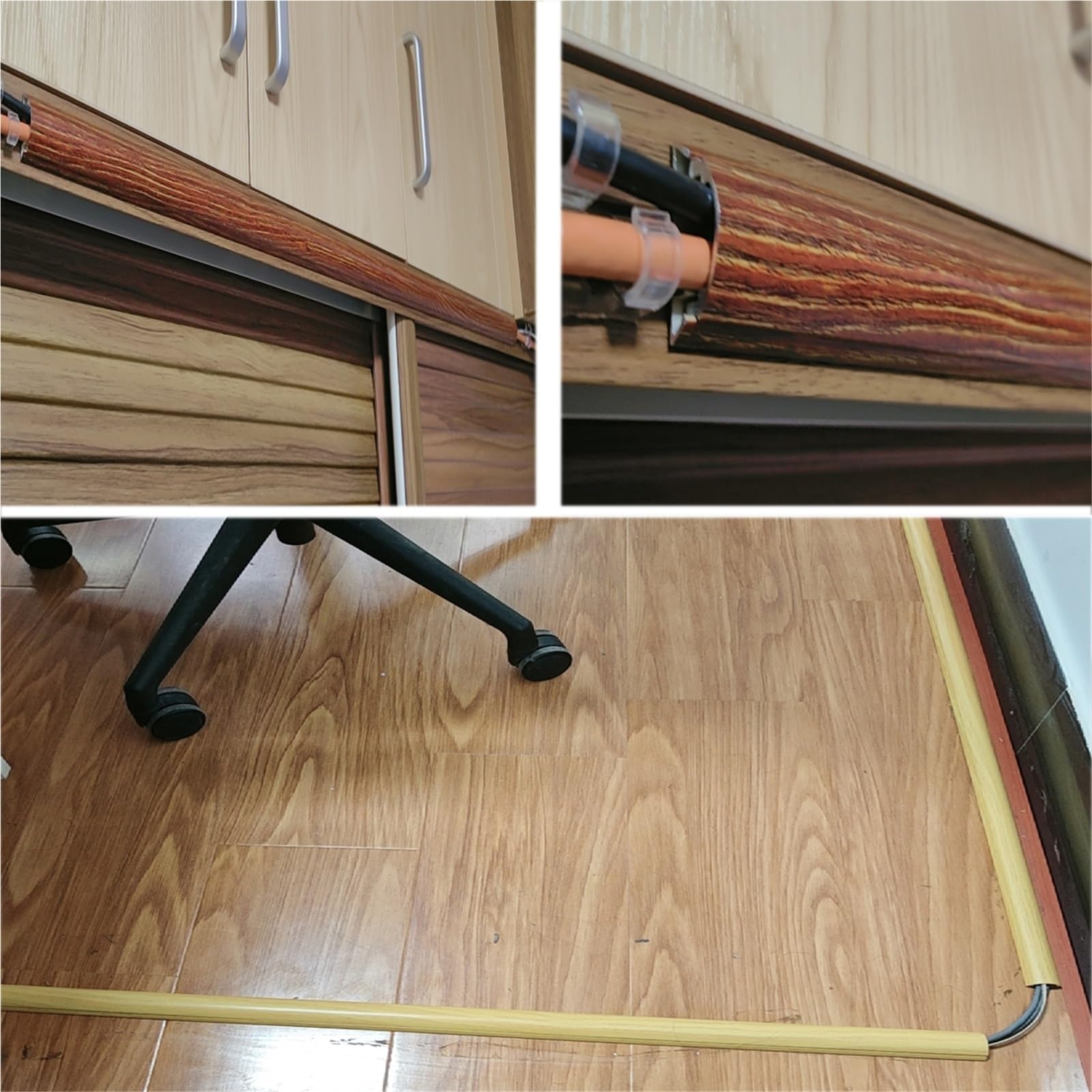 calpestabile passacavi Copertura Autoadesiva Per Scanalatura Di Gestione, Coperchio Per Canalina Portacavi In ​​lega Di Alluminio, Larghezza 30, 40, 50 Mm,(D,L W H 120cm x 50mm x 14mm)