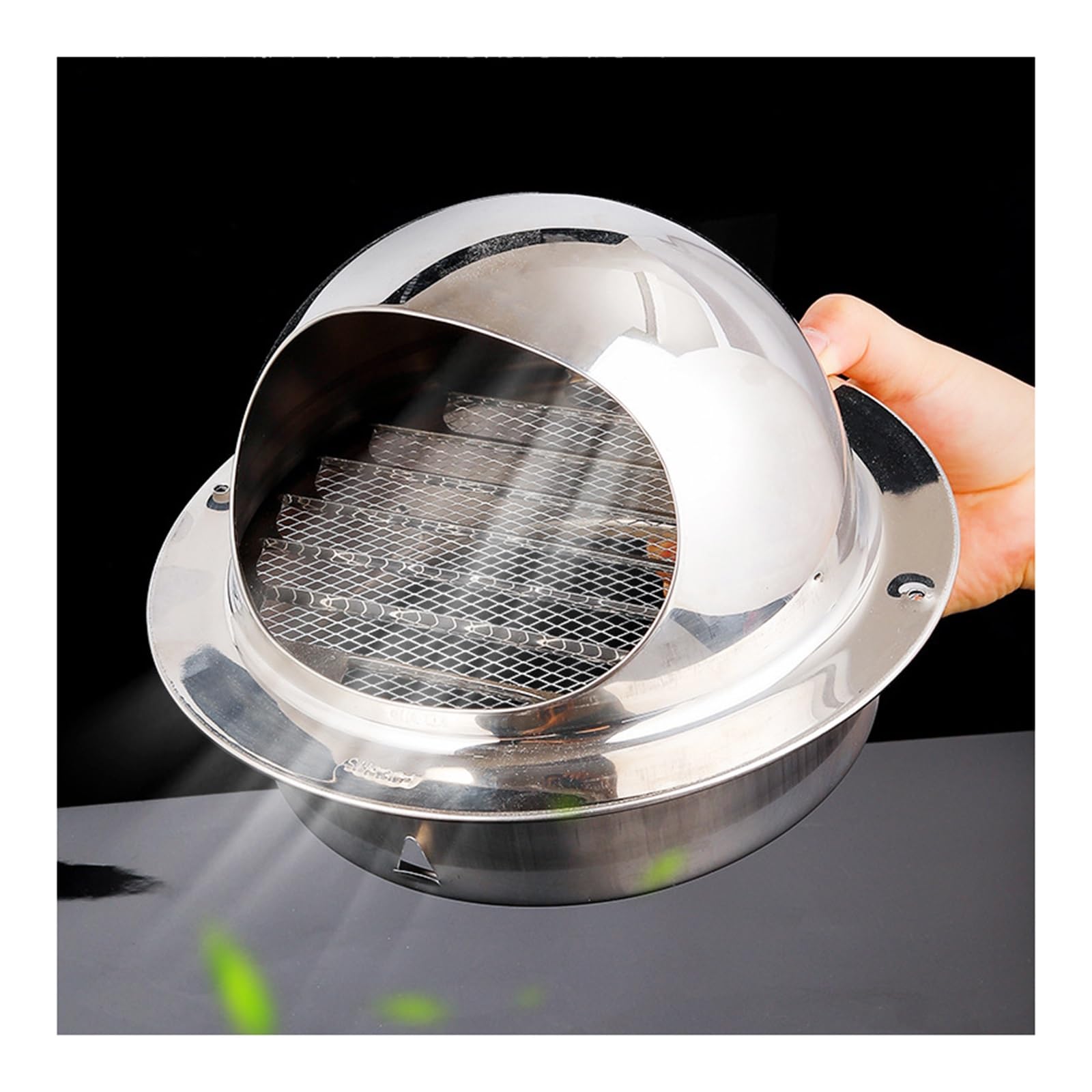 Cubierta de ventilación del ventilador extractor con diseño circular duradero