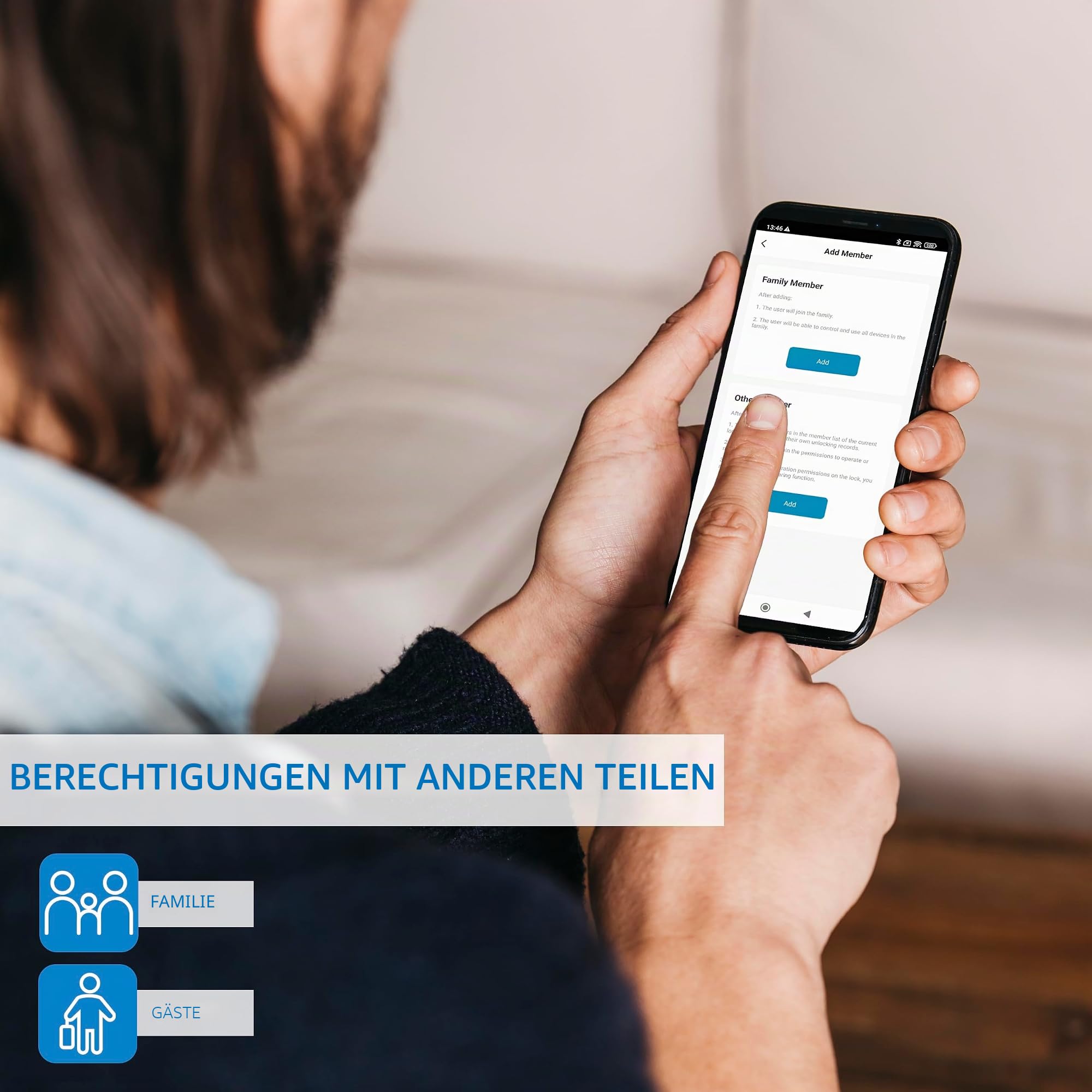 NIVIAN WLAN & GSM Alarmanlage Haus – Smartes Alarmsystem mit Touchscreen, Bewegungsmeldern, Tür-/Fenstersensoren, Fernbedienungen & Außensirene – APP TUYA