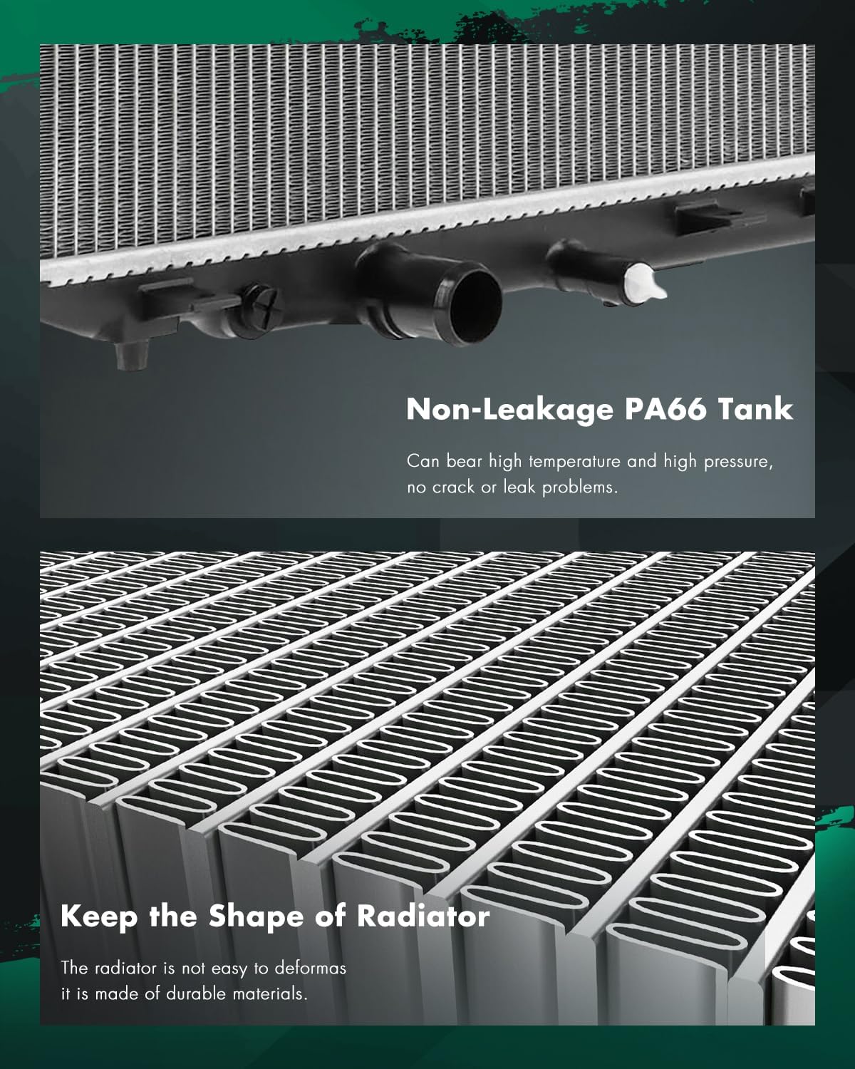 SCITOO Engine Coolant Radiator Assembly for Acura ILX 2016 2017 2018 2019 2020 2021 2.4L Replace 13537