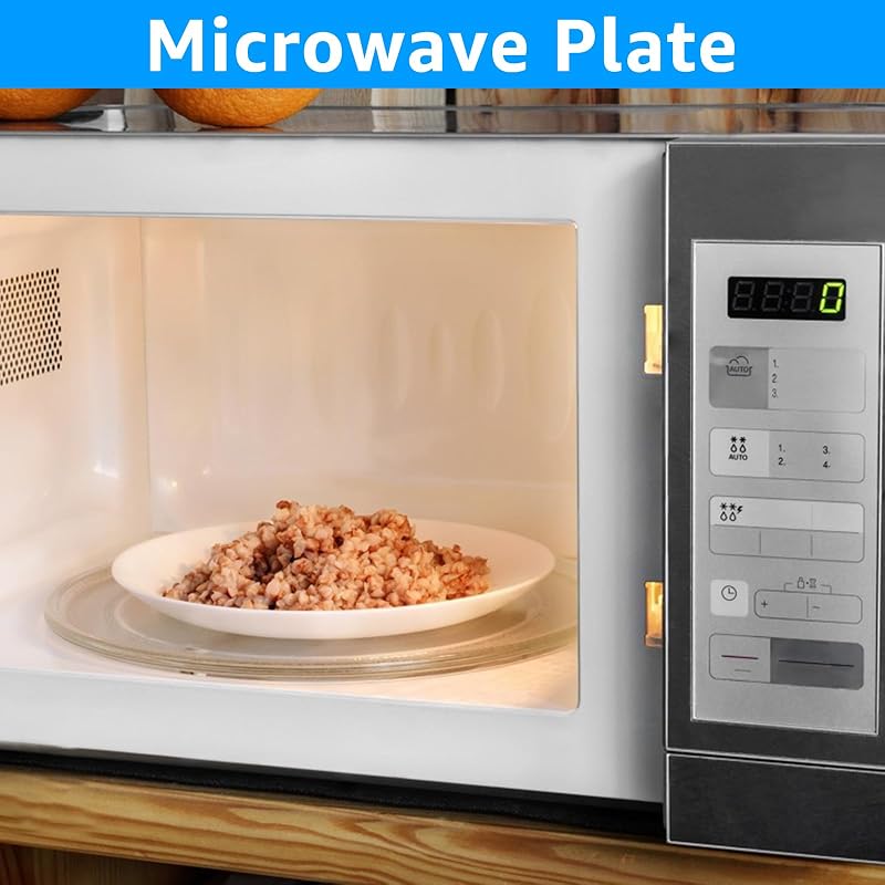 VIDETOL 25,5 cm Mikrohullámú Sütő Forgótányér Üveg Univerzális Tányér