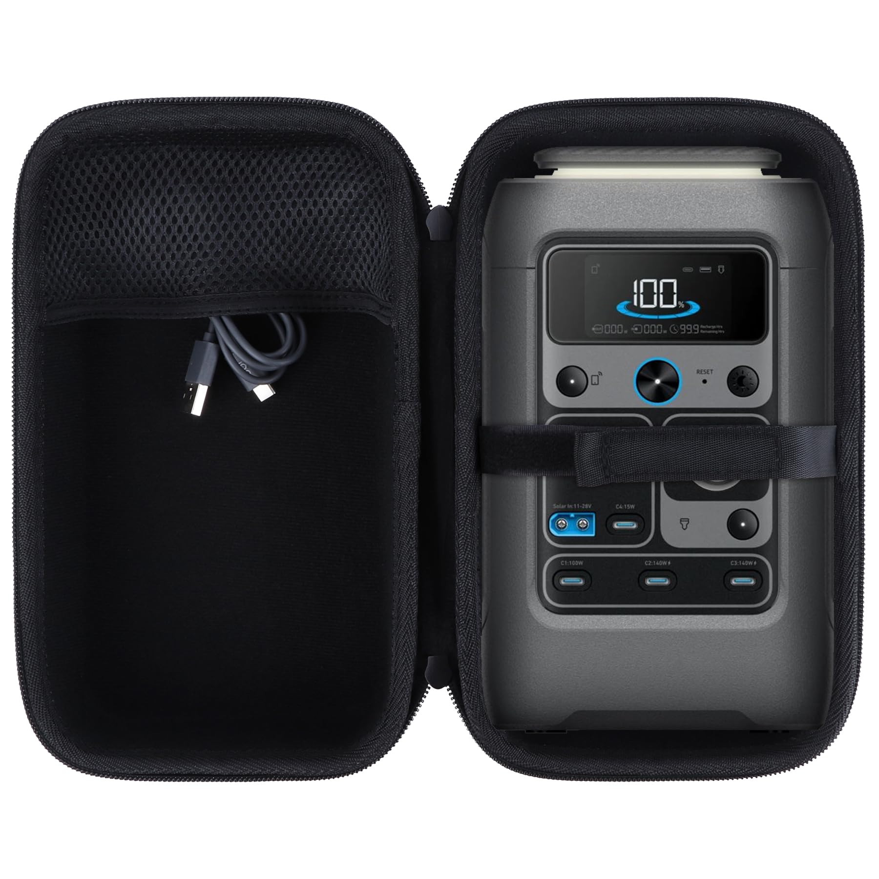 Amazon.co.jp: Peyyargo収納ケースと互換性のあるAnker Solix C300 DC