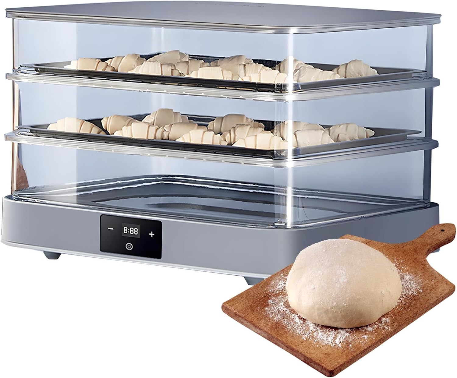 BANGBANGJI 40L Home Bread Proofing Box, Electric Dough Proofer Machine for Home Use, Versatile Dough Proofer, with Humidity and Temperature Control, for Making Bread Pizza Baking Yogurt Kombucha