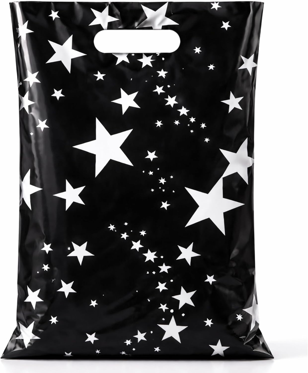 Reusable Printed Plastic Merchandise Retail Shopping Bags for Boutiques, Stores and Malls