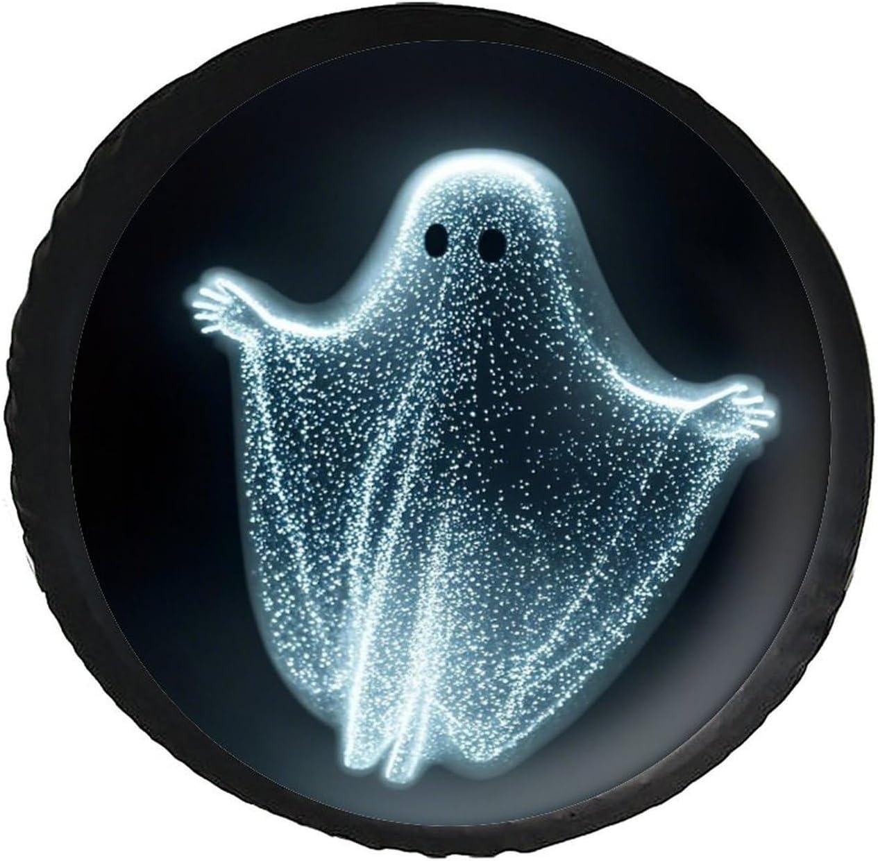 28"-34" Thickening Spare Tire Cover Sparkling Ghost Waterproof Leather Tire Wheel Cover for Trailer Jeep RV SUV