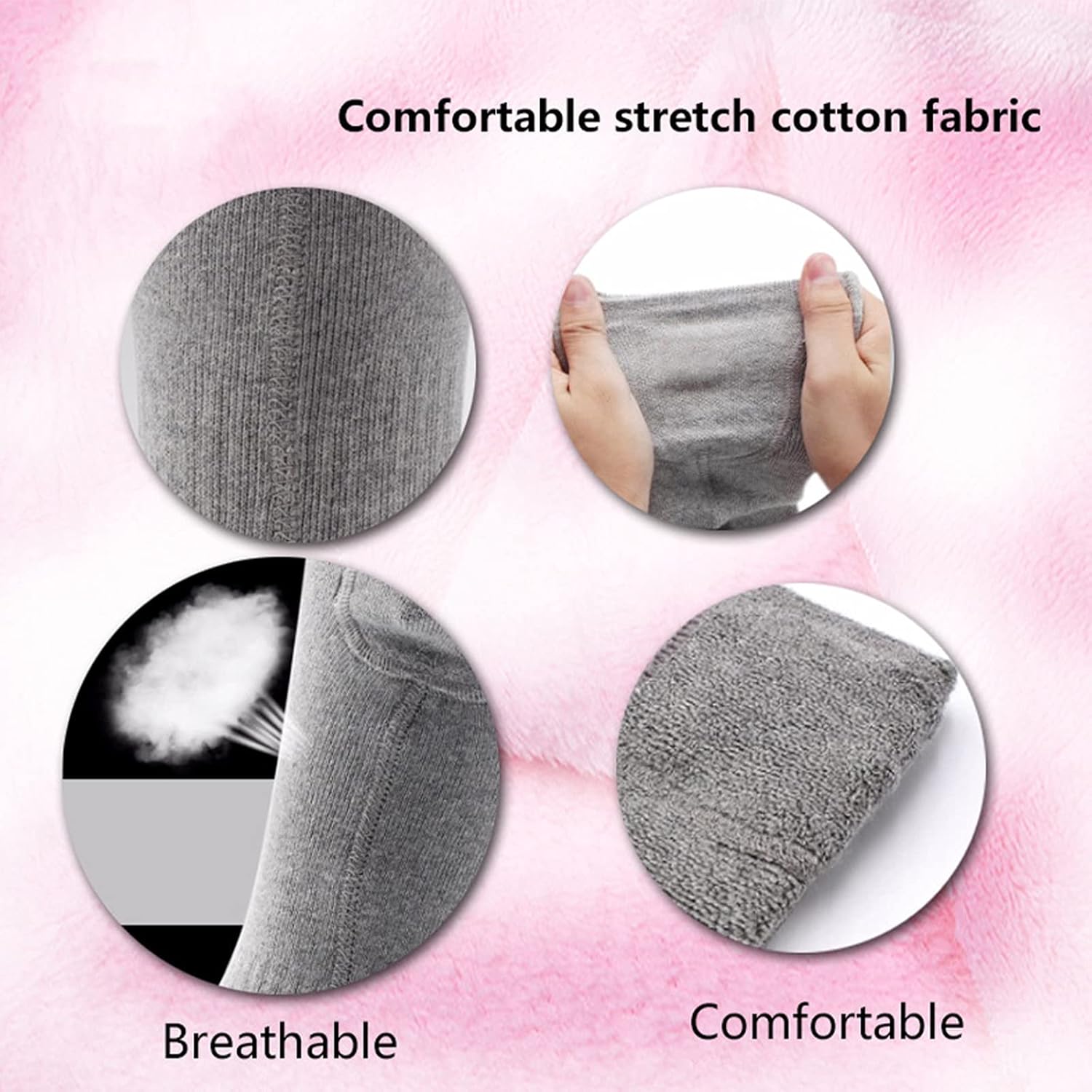 HB1 Winter Battery Rechargeable Electric Heated Socks 3 Heating Settings Elastic Health Warmer Ski Socks Comfortable Outdoor Sports for Adults 4400mAh