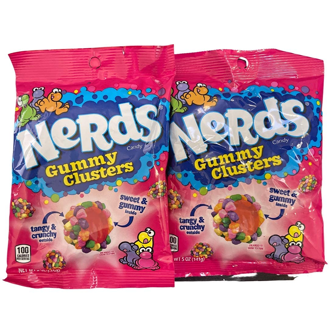 Nerds Gummy Clusters 5oz (Pack of 2) : Grocery & Gourmet Food