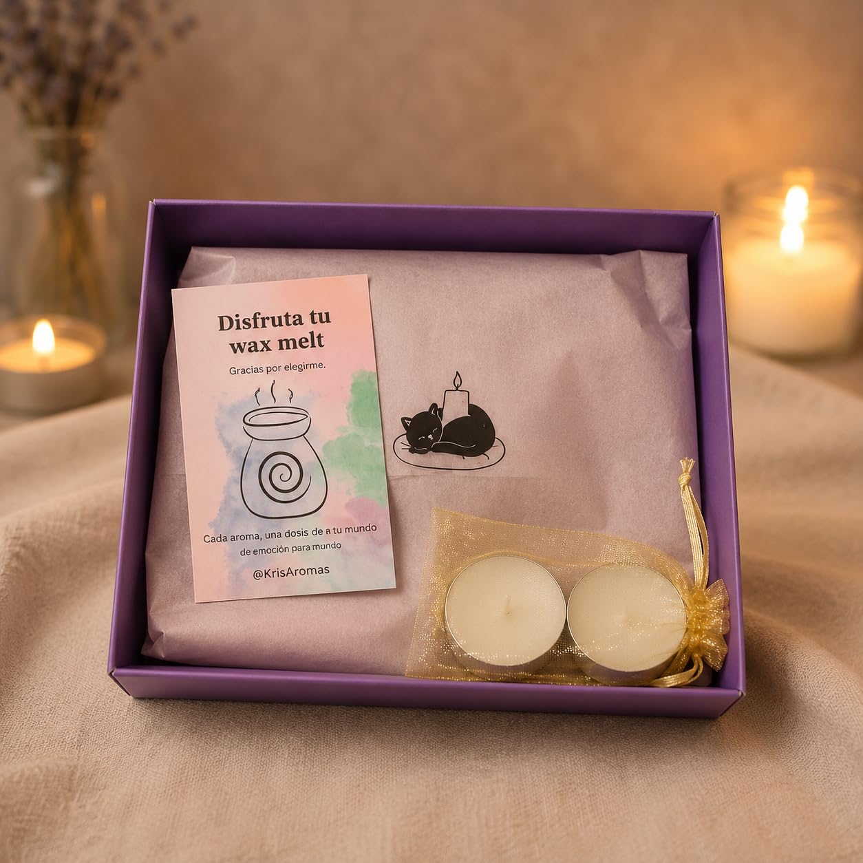 Genérico Wax Melts, Ceras aromaticas artesanales, 5 Aromas (Coco, limón, Vainilla, Fresa, Manzana Verde) | Cera de Soja perfumada | Hechos a Mano | Incluye Quemador | KrisAromas