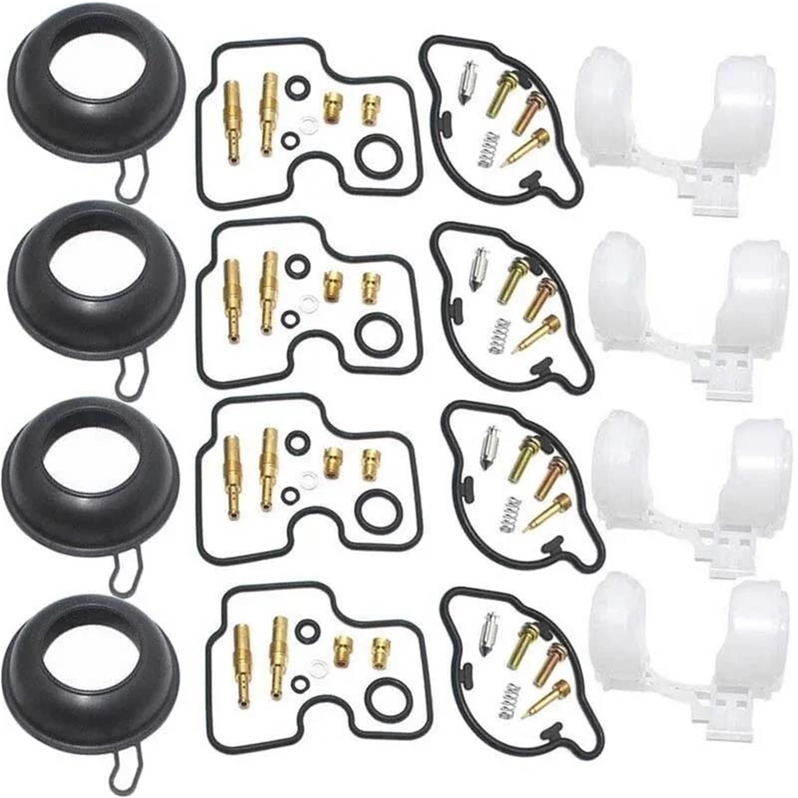 guarnizione di tenuta Kit Riparazione Carburatore Moto 4X Galleggiante A Membrana Per CBR600F2 1991-1994 CBR 600 CBR600 F2