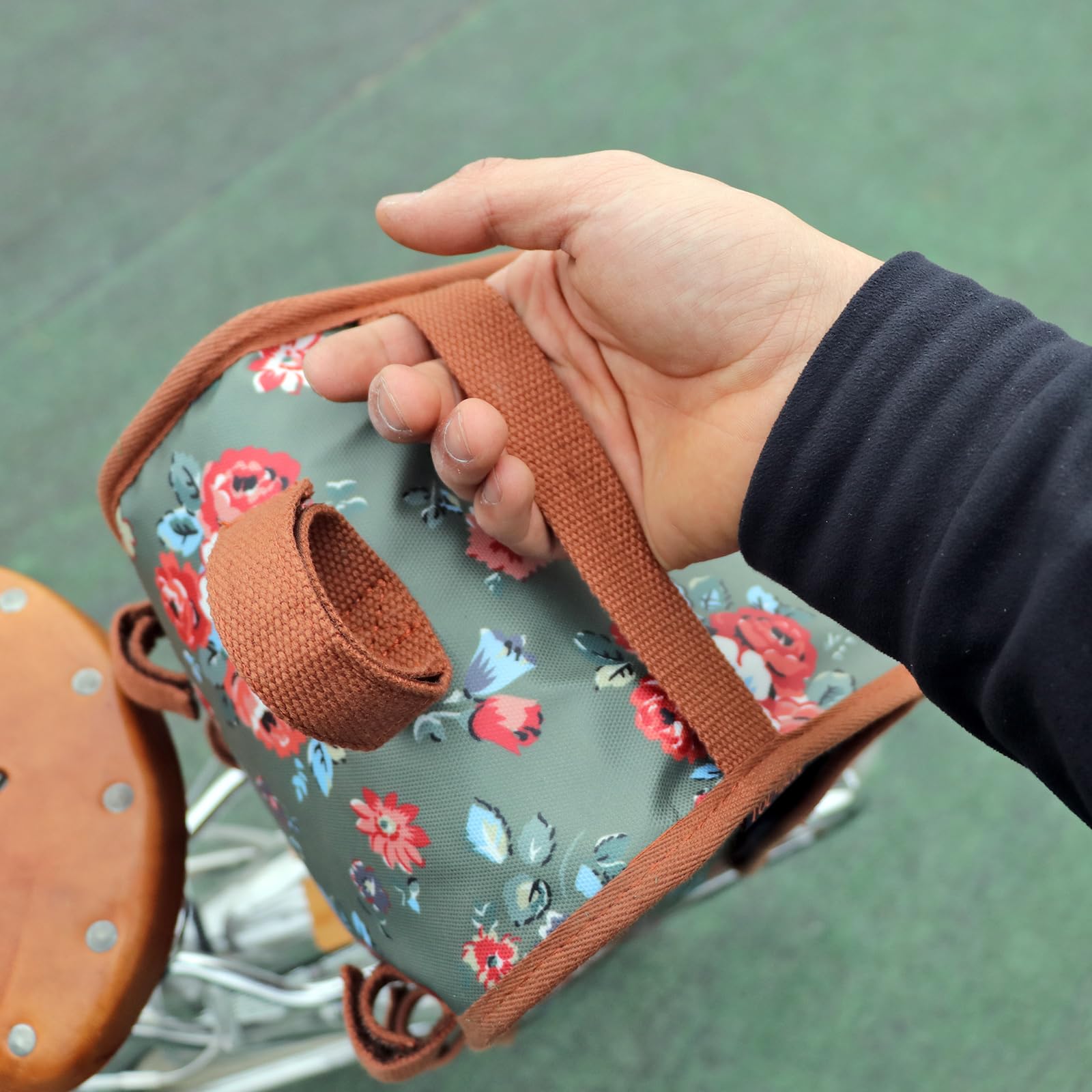 Sacoche Isotherme Tourbon Pour Porte-bagages Arrière – Toile Imperméable, 37,5 X 18,5 X 20,5 Cm, Pour Livraison, Courses Ou Pique-nique